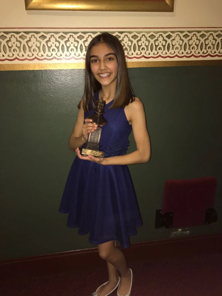 RS Student Selma with her Olivier Award!