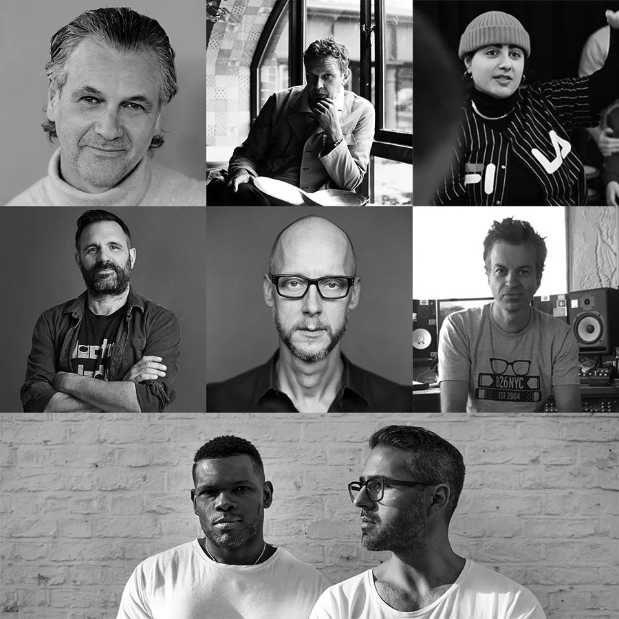 (RSF Allstars from top left - Guy Chambers, Tom Dixon, Shamime Ibrahim, Shaun Keaveney, Martin Terefe, Tim Bran and Future Cut - Tunde Babalola and Darren Lewis)