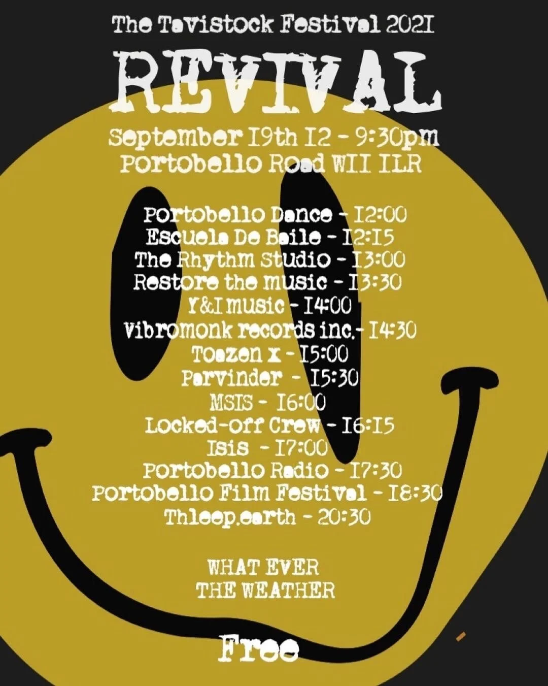 RS Students at Tavistock festival