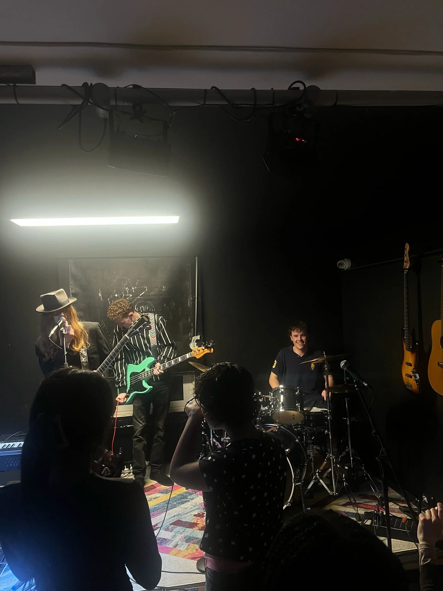 Sixth Form Bands perform for WiredUp at Raw Material