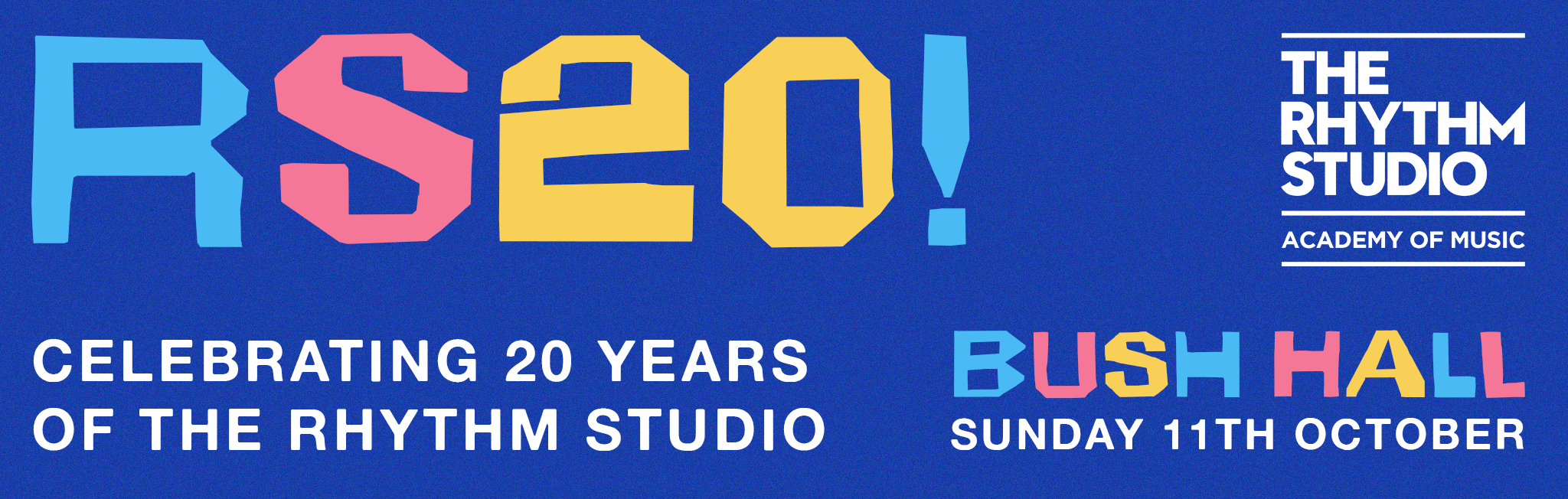 RS20! Celebrate 20 Years of The Rhythm Studio!