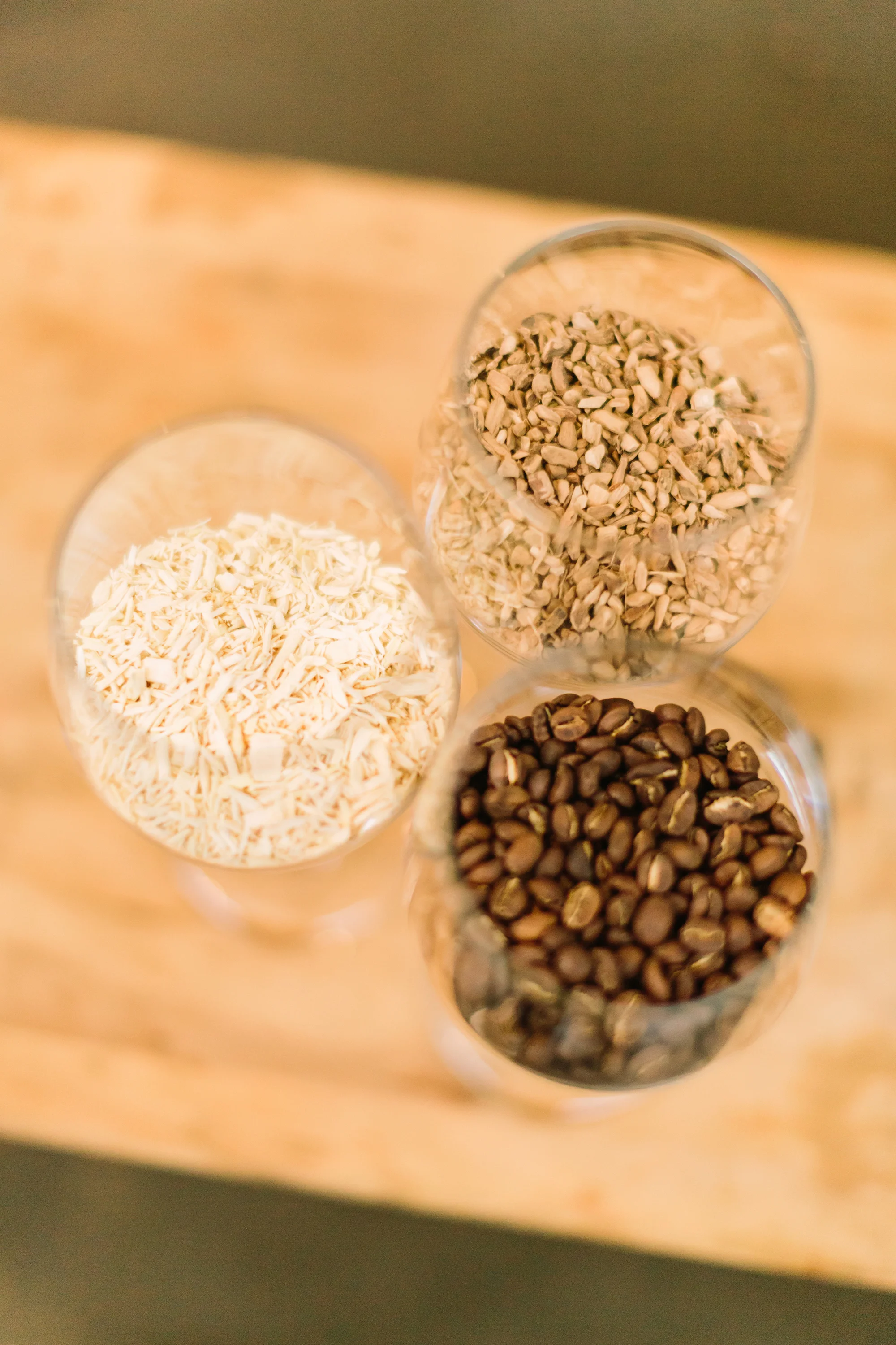 Our Aromatic Coffee Bitters are macerated with many plants but the bitterness mainly comes from Quassia bark and Gentian root.