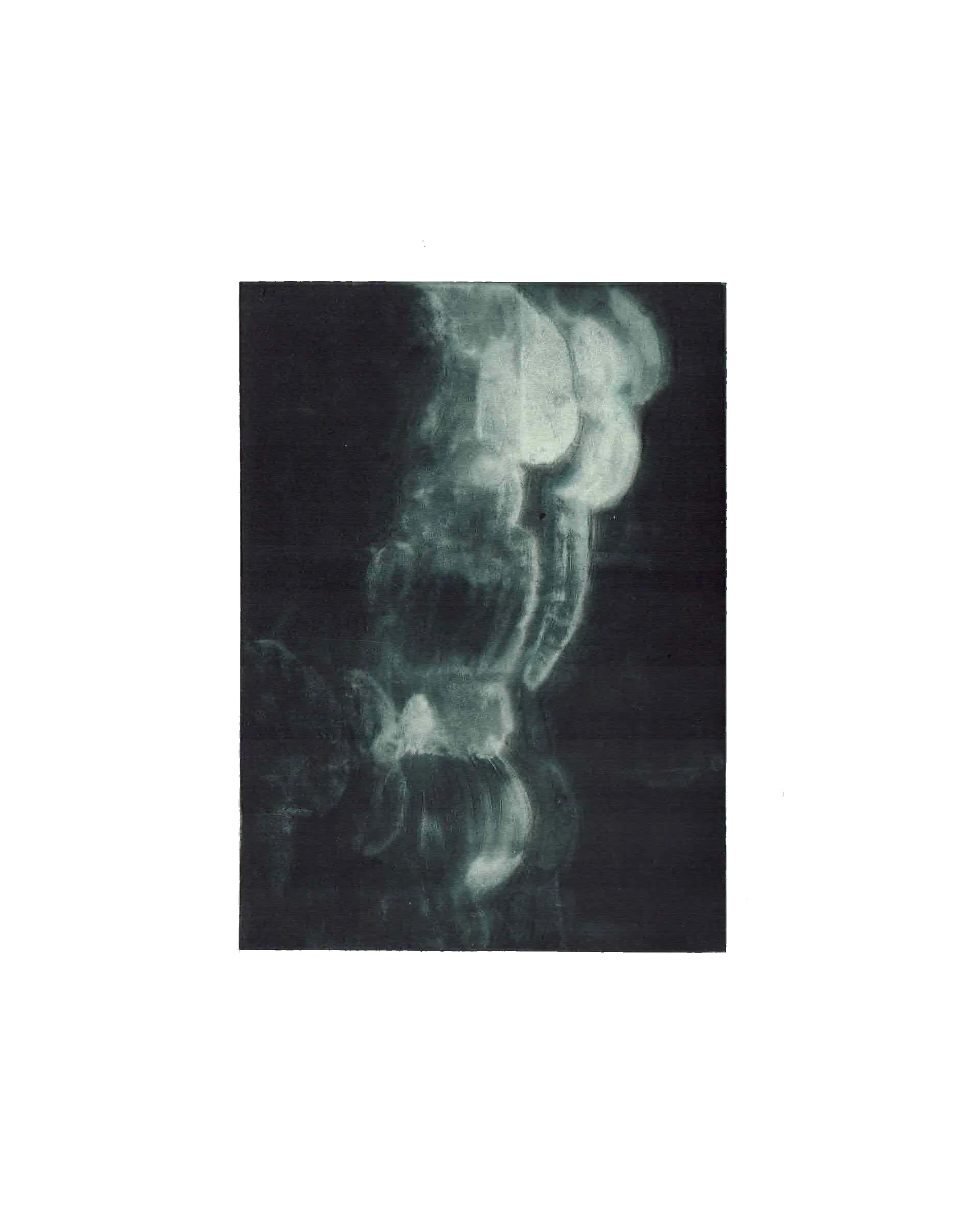 Body 4, 2012, monotype, 6.5 x 4.7 inch.