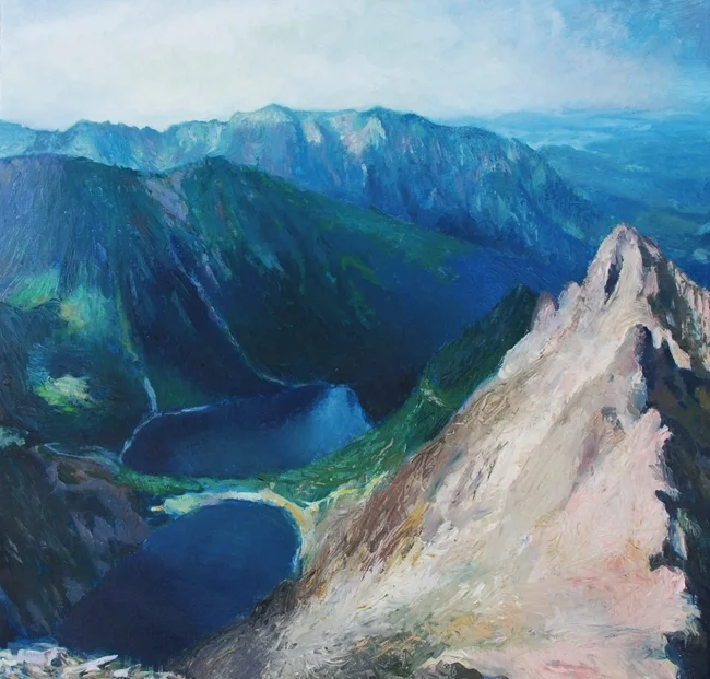 Tatra III, 2008, oil on canvas, 26 x 27 inch.