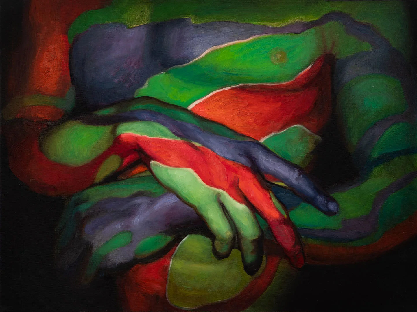 B25, 2013, oil on canvas, 18 x 24 inch.