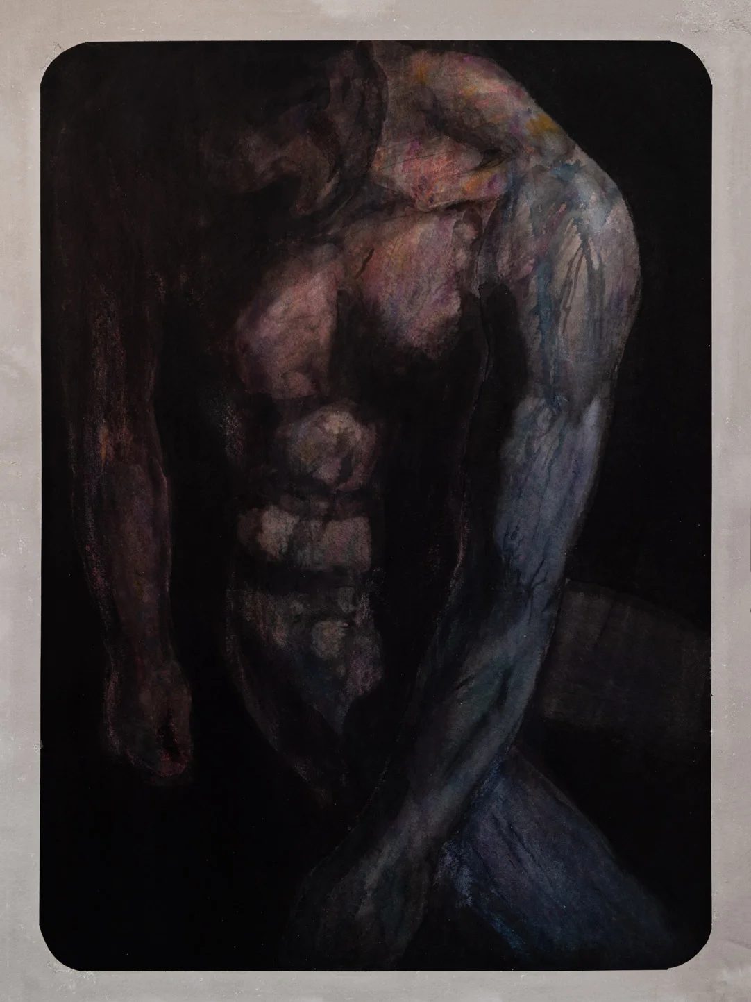 B52, watercolor on paper, 24 x 18 inch, 2015