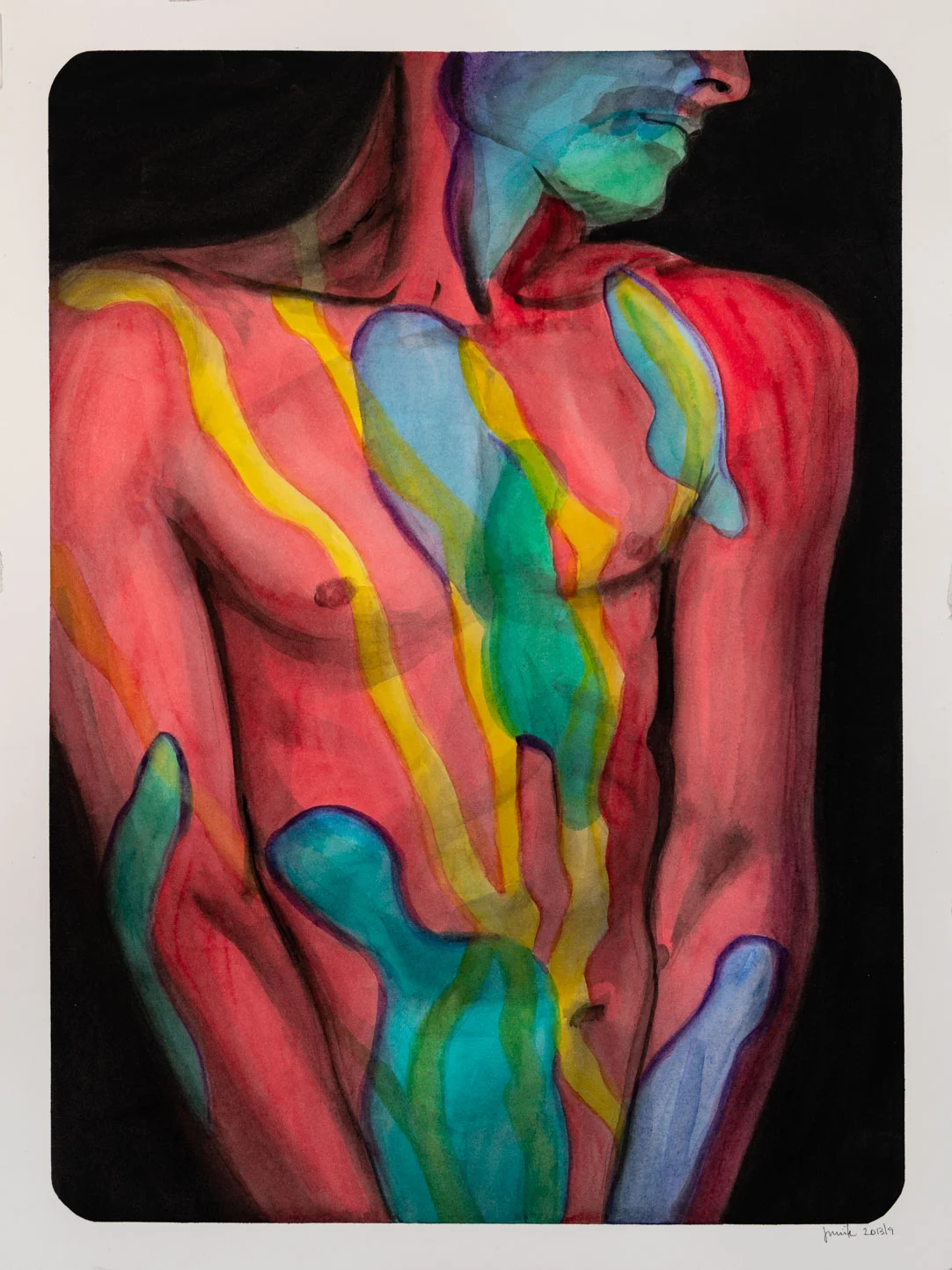 B26, watercolor on paper, 24 x 18 inch, 2013