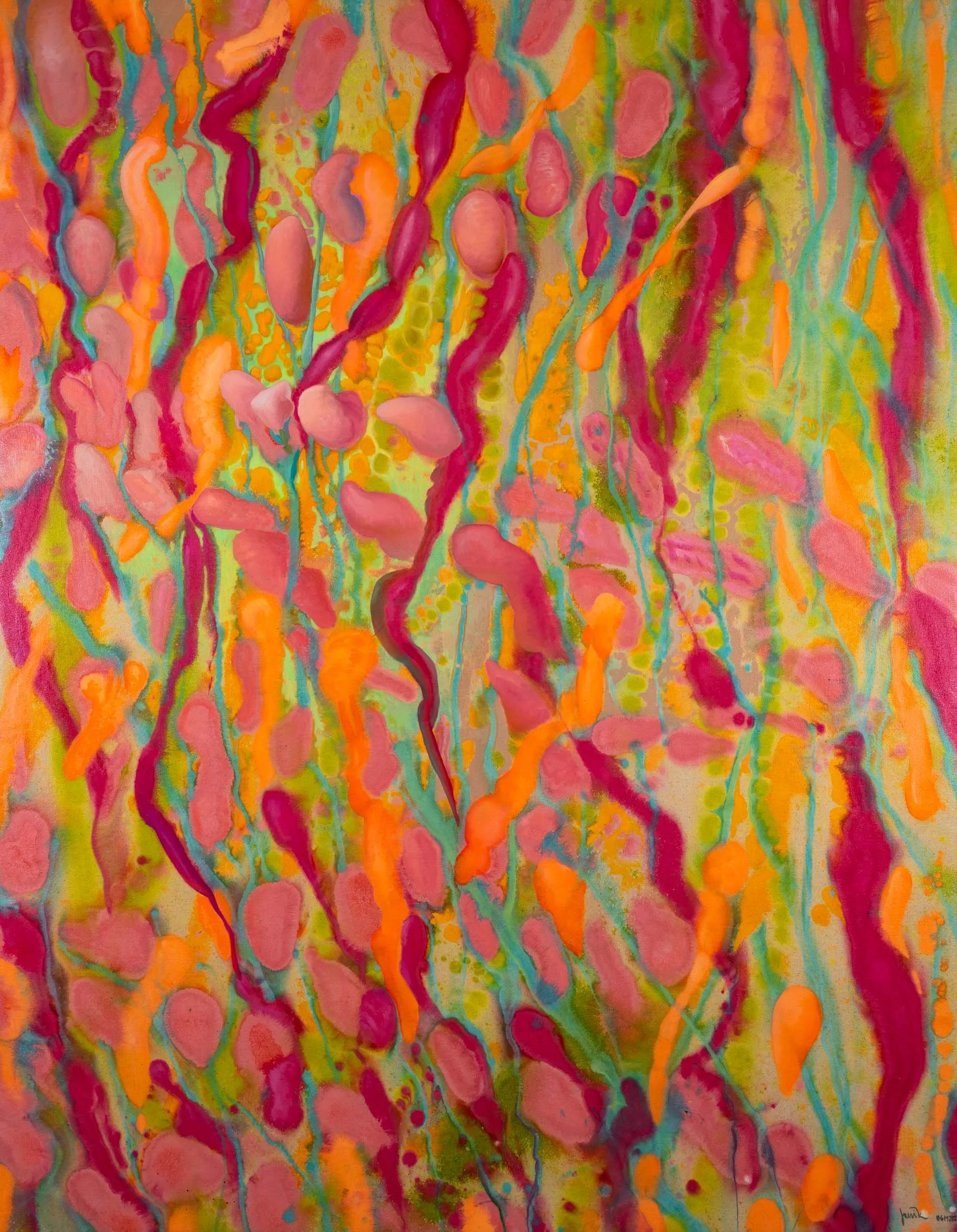  6MJ024, acrylic and oil on canvas, 72 x 56 inch., 2024 