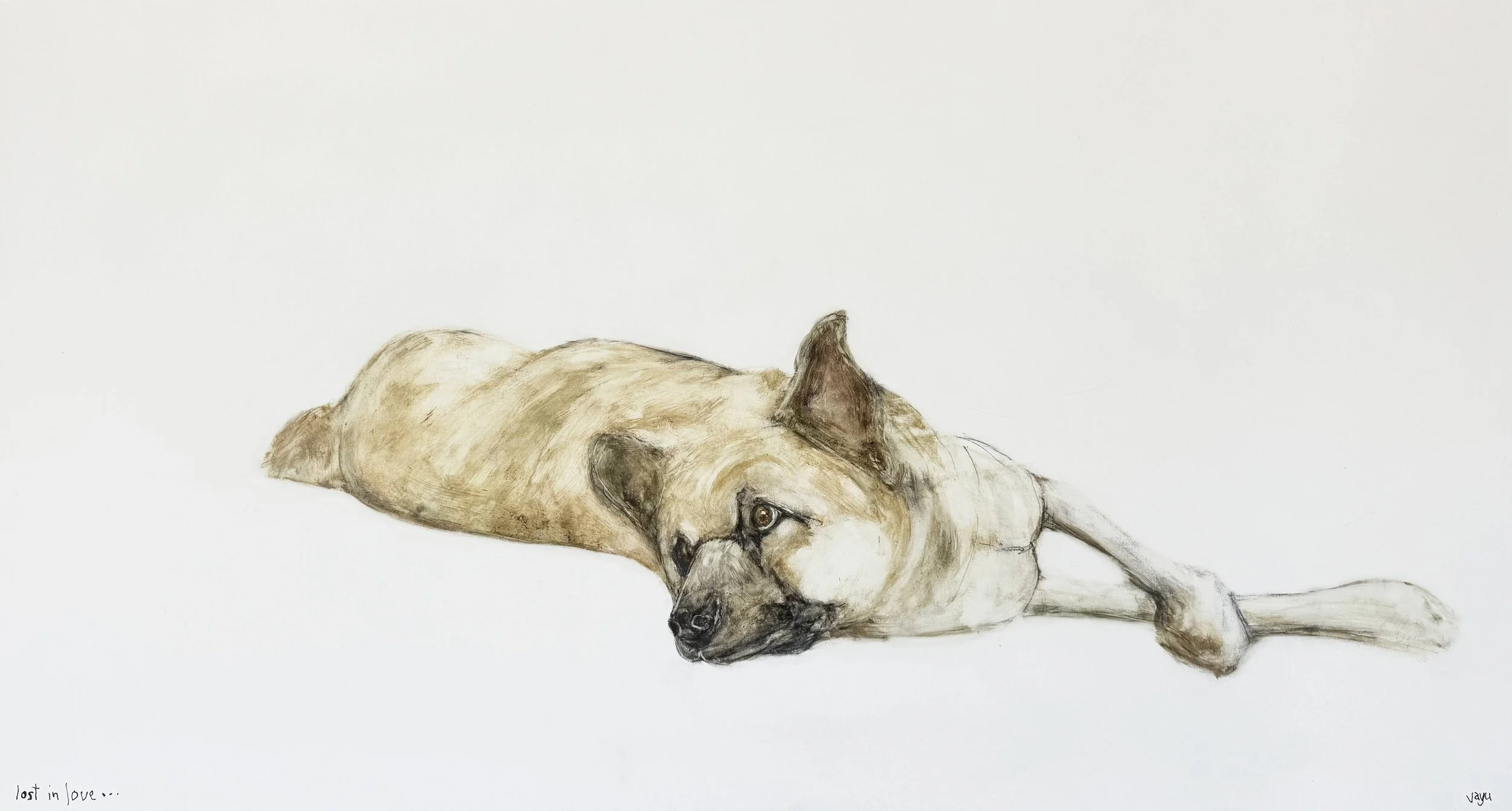lost in love ...

 

 1.3m x 70cm   $5500 