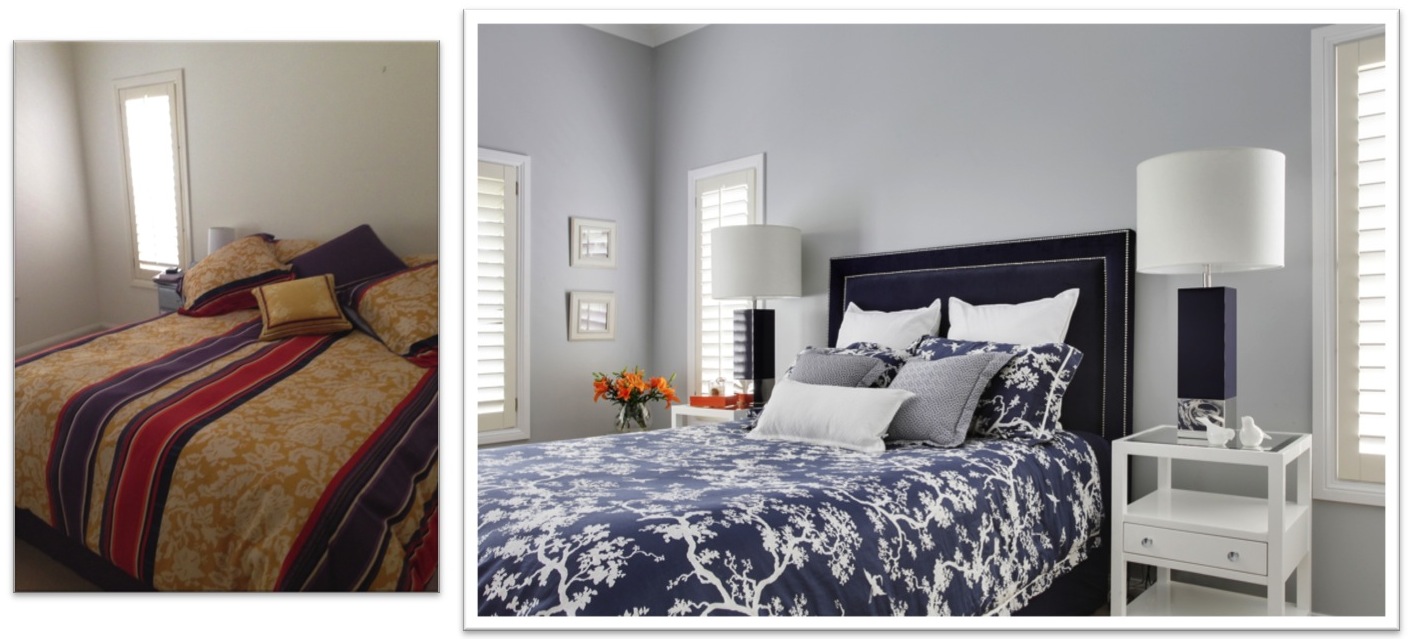 Master Bedroom - Before and After