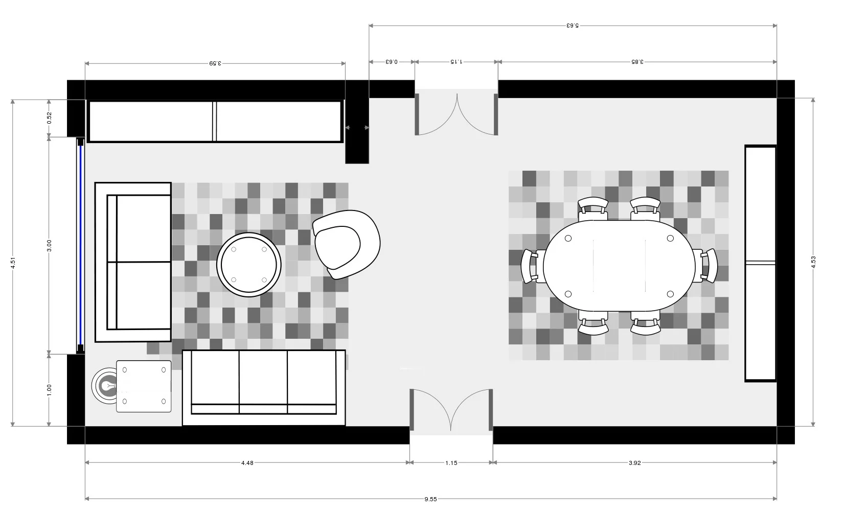 Sample floor plan