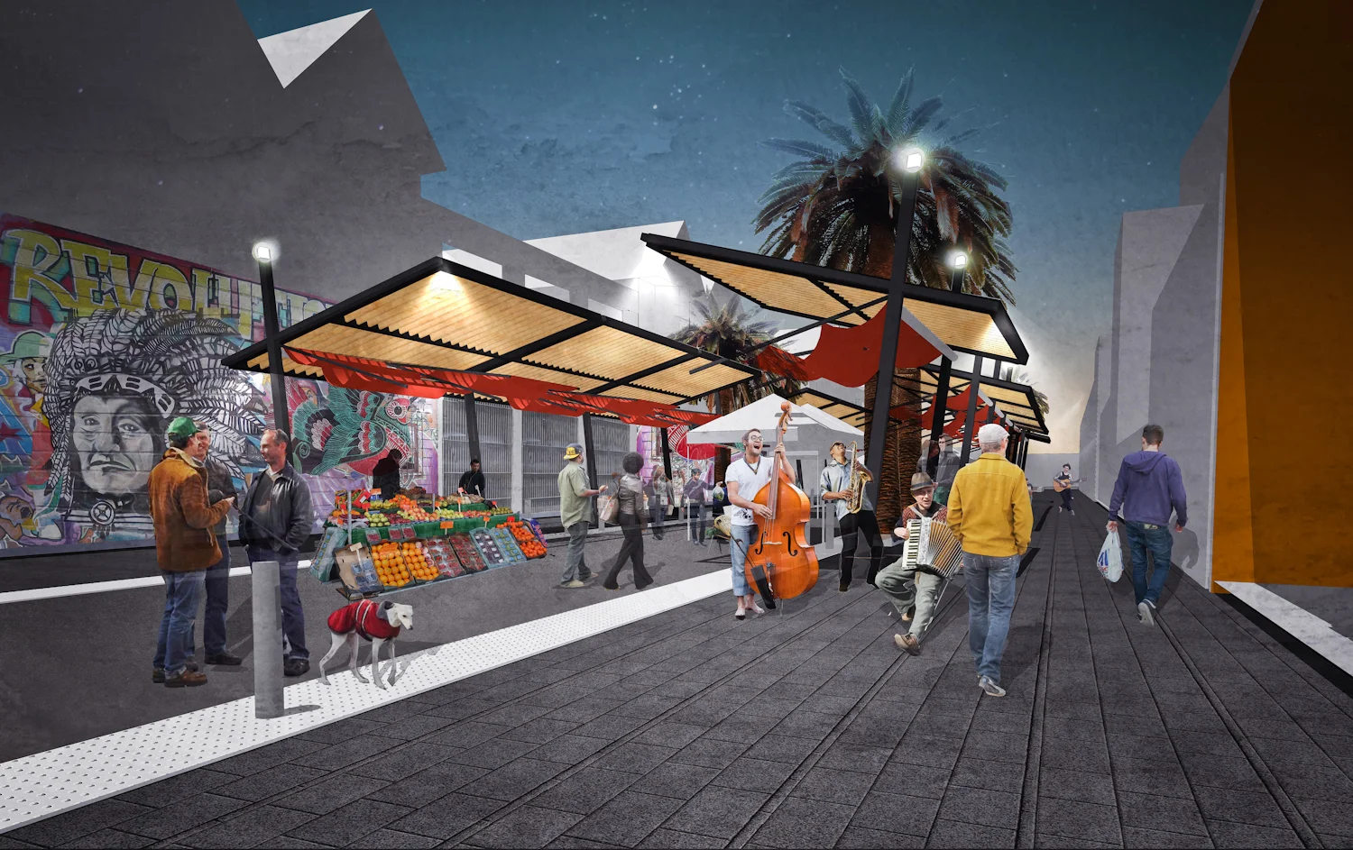 MERCADO PLAZA RENDERING