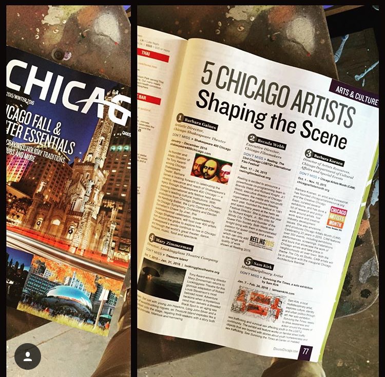 "5 ARTISTS SHAPING THE SCENE" 2015/2016 FEATURED ARTIST