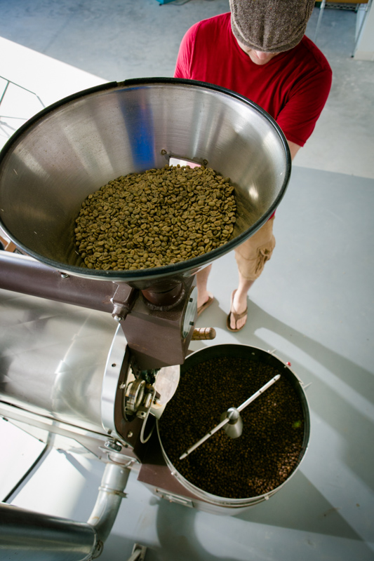 Our current roastery in Fulshear.