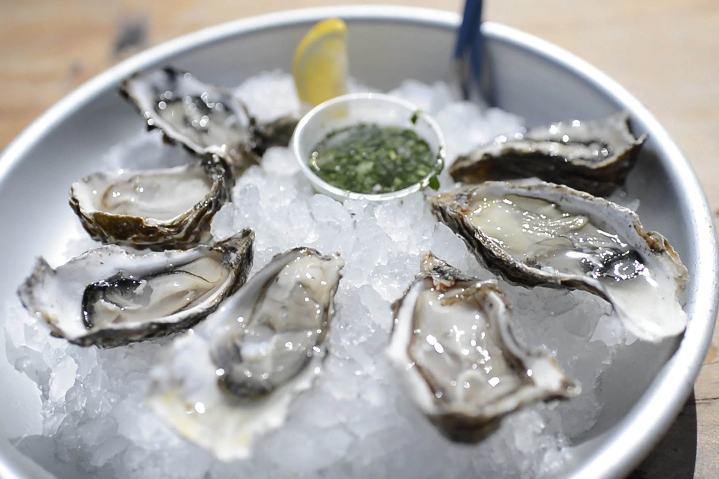 Shucking and slurping California-grown oysters right out of their salty bay waters. #tomalesbay #oysters