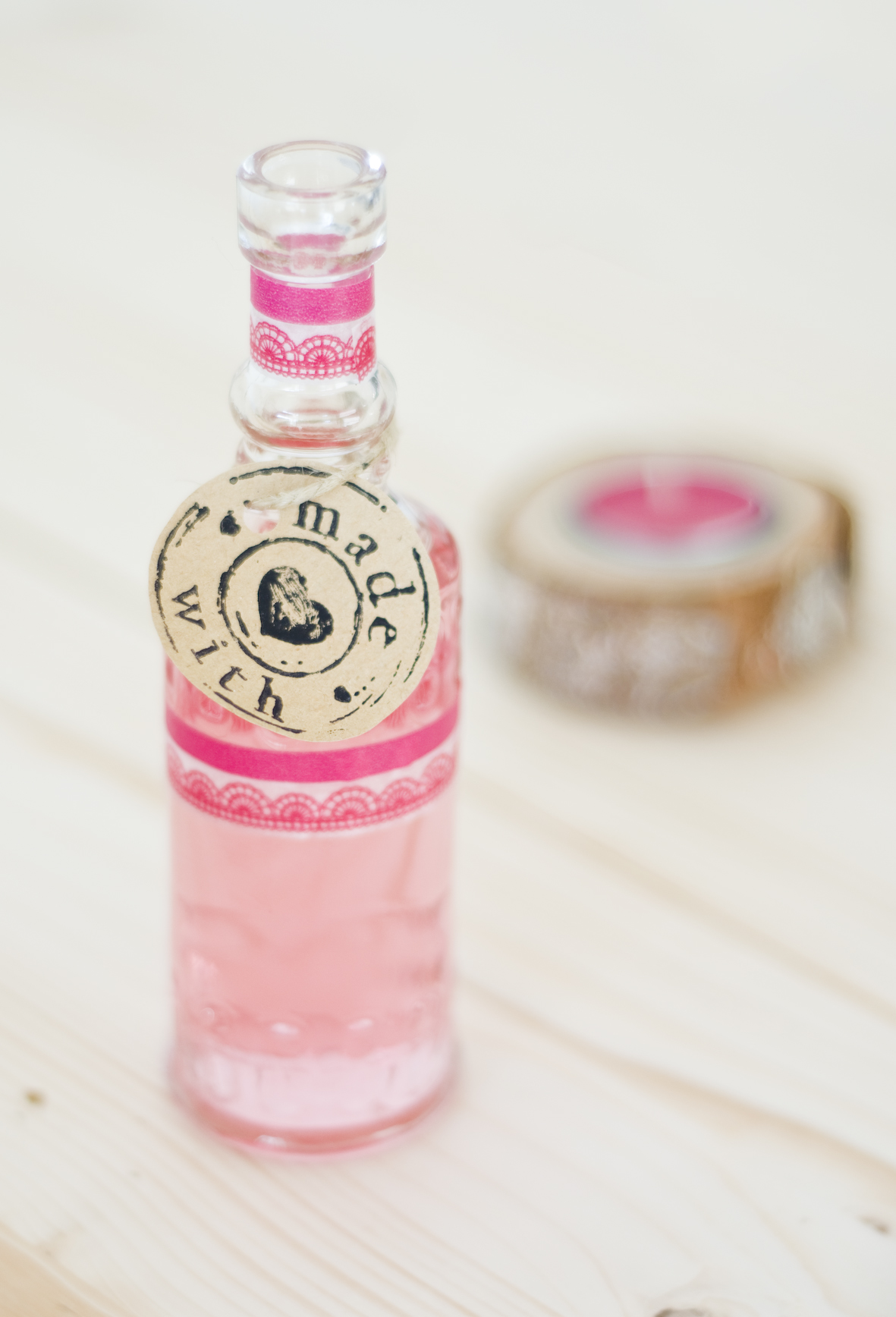 pinkfarbene Limonade