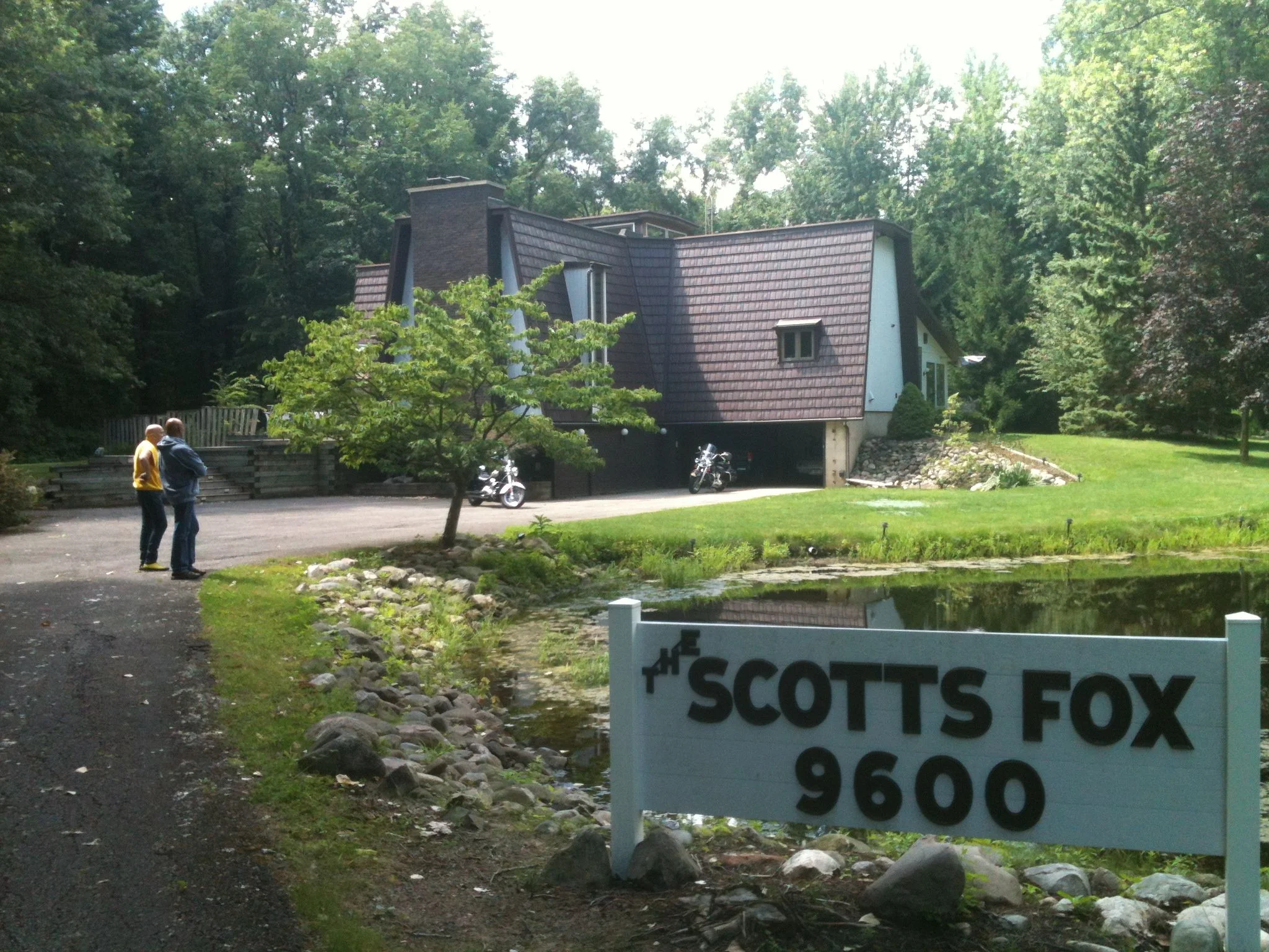 Bill Mollema and Jefferson Kye at The Scotts Fox, in Scotts, Michigan, just outside of Kalamazoo