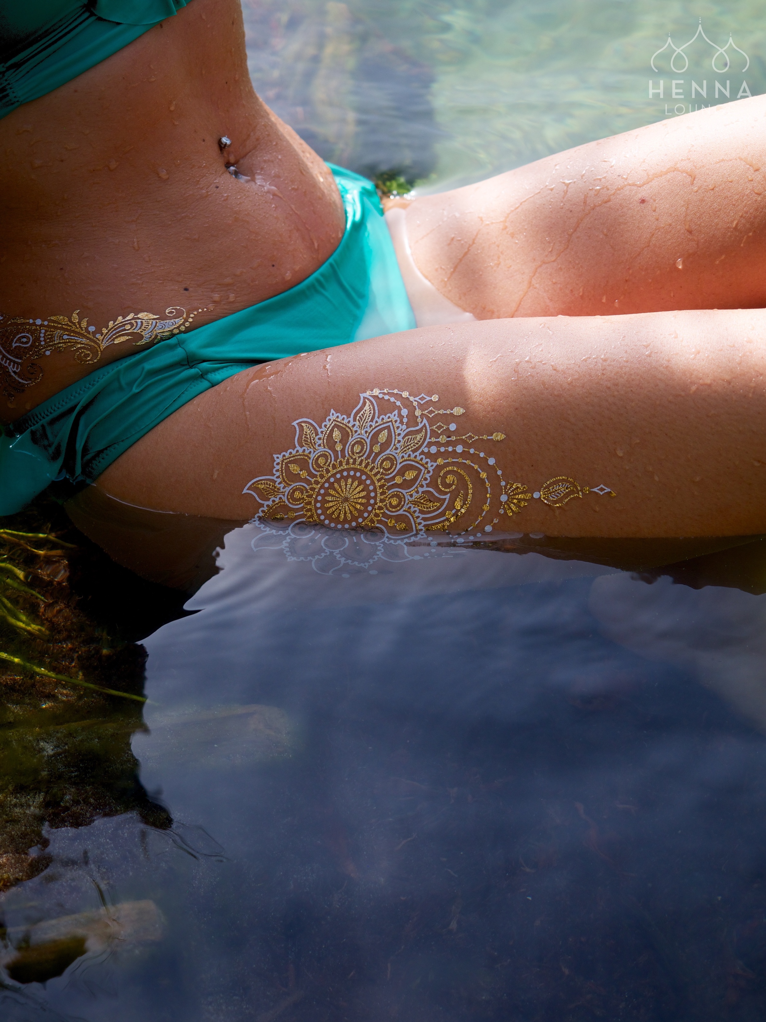 6. Soaking in a cenote in Mexico, good thing they're waterproof!