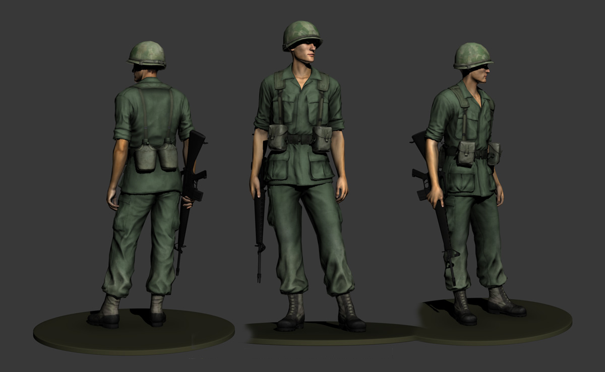 2013 - In Country - US Army Model and textures