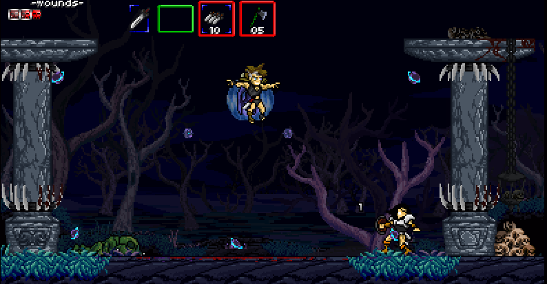 My gif software doesn't like the game's framerate, so Gizmotin's teleporting animation looks strange here