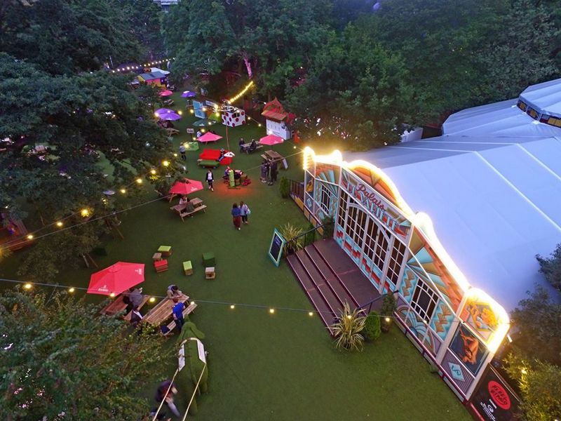 artificial grass for an event.jpg