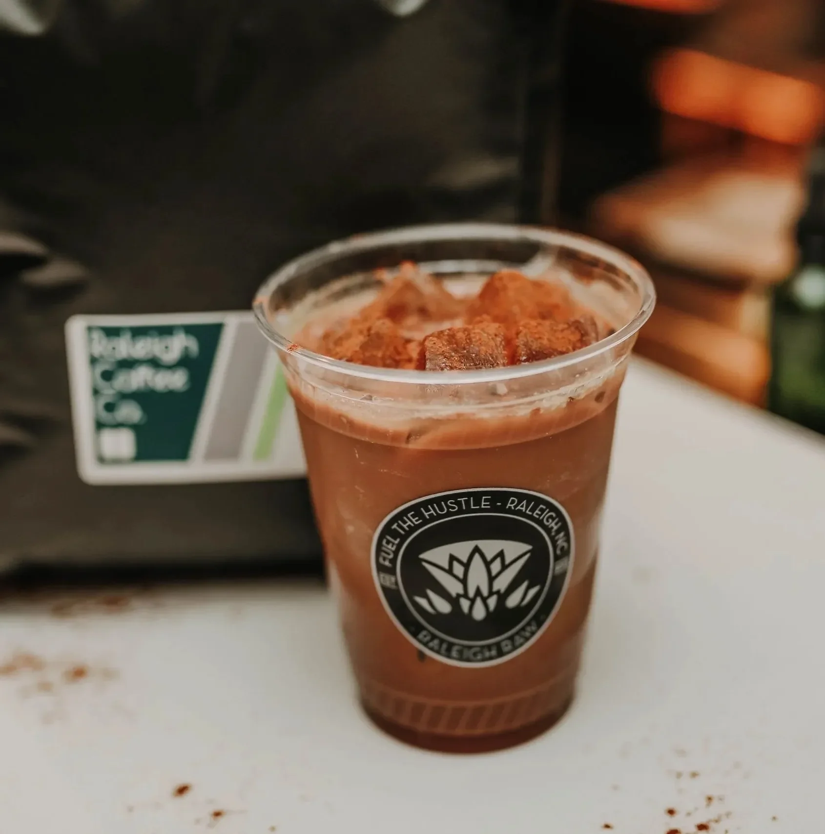 A refreshing iced mocha from Raleigh Raw, made with rich espresso, velvety chocolate, and ice for the perfect balanced cold coffee treat. Smooth, energizing, and crafted with clean ingredients for a naturally delicious boost.