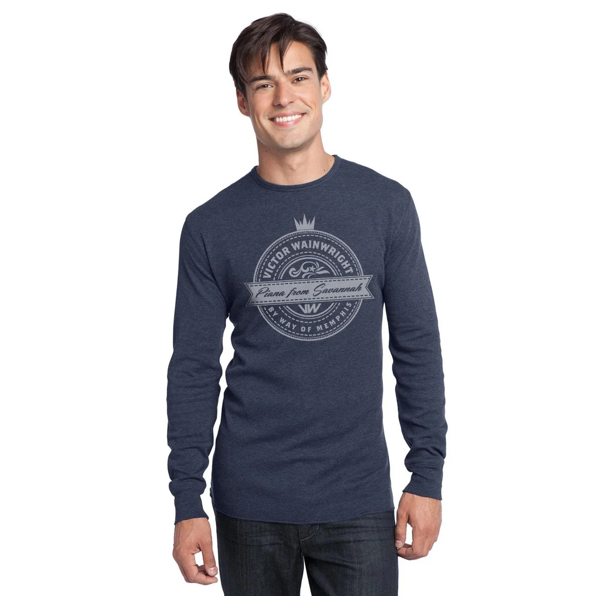 Vintage VW Blue Long Sleeve — Victor Wainwright