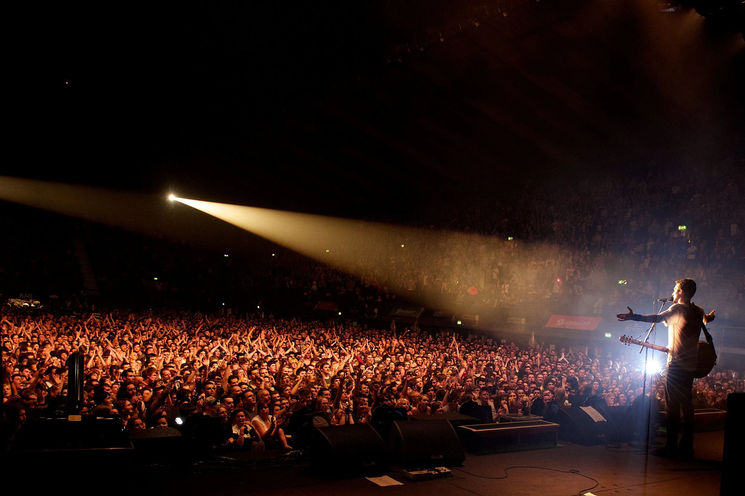 Frank Turner Wembley Arena 2012. Photo by Gregory Nolan.