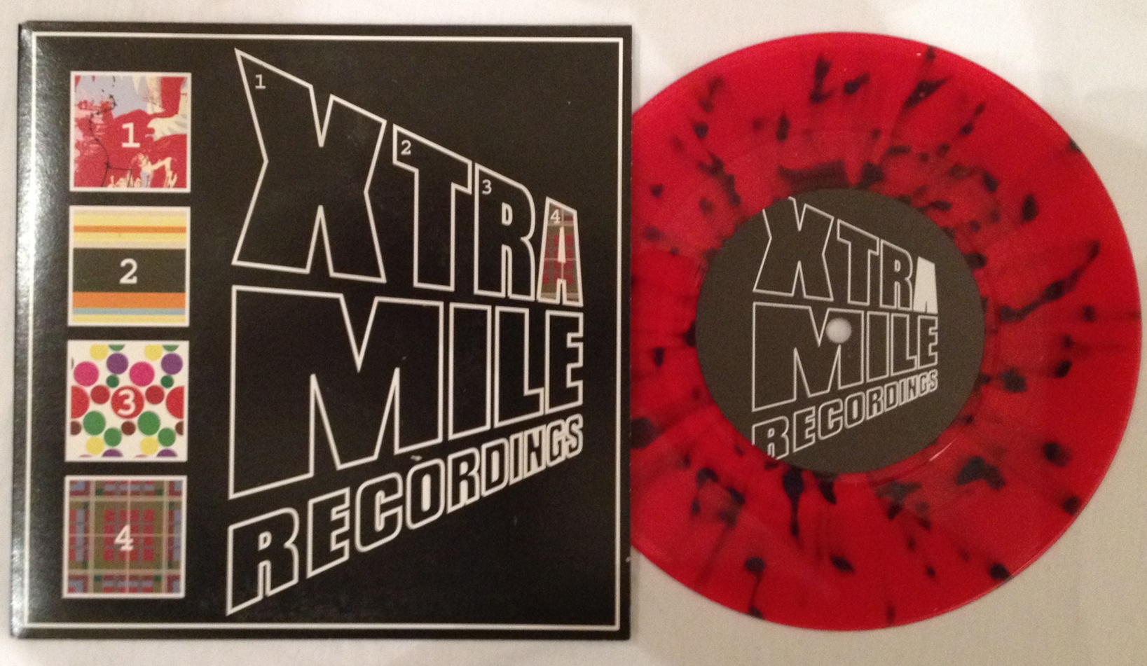 Reuben / Frank Turner split 7" from the original Xtra Mile Single Sessions - 'Every Time A Teenager Listens To Drum and Bass A Rockstar Dies' / 'The Real Damage'.
