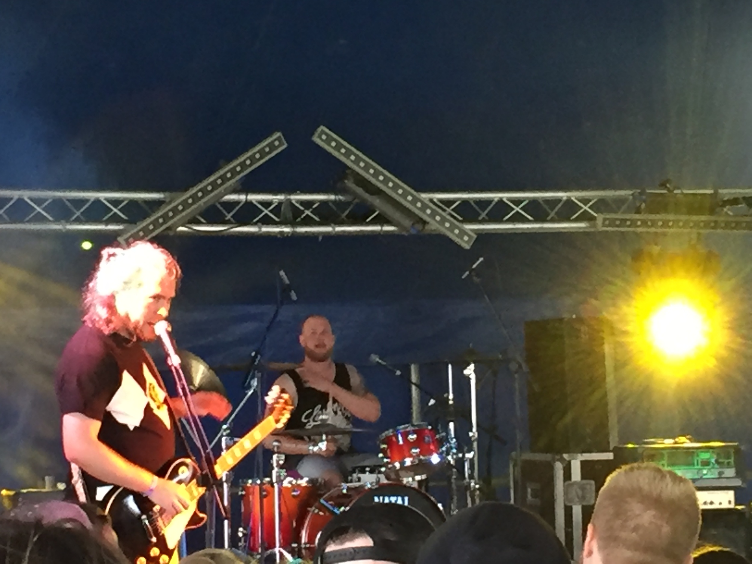 Two thirds of Oxygen Thief jailhouse rocking