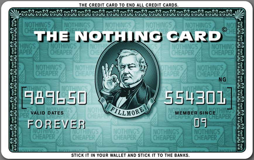 The Nothing Card design