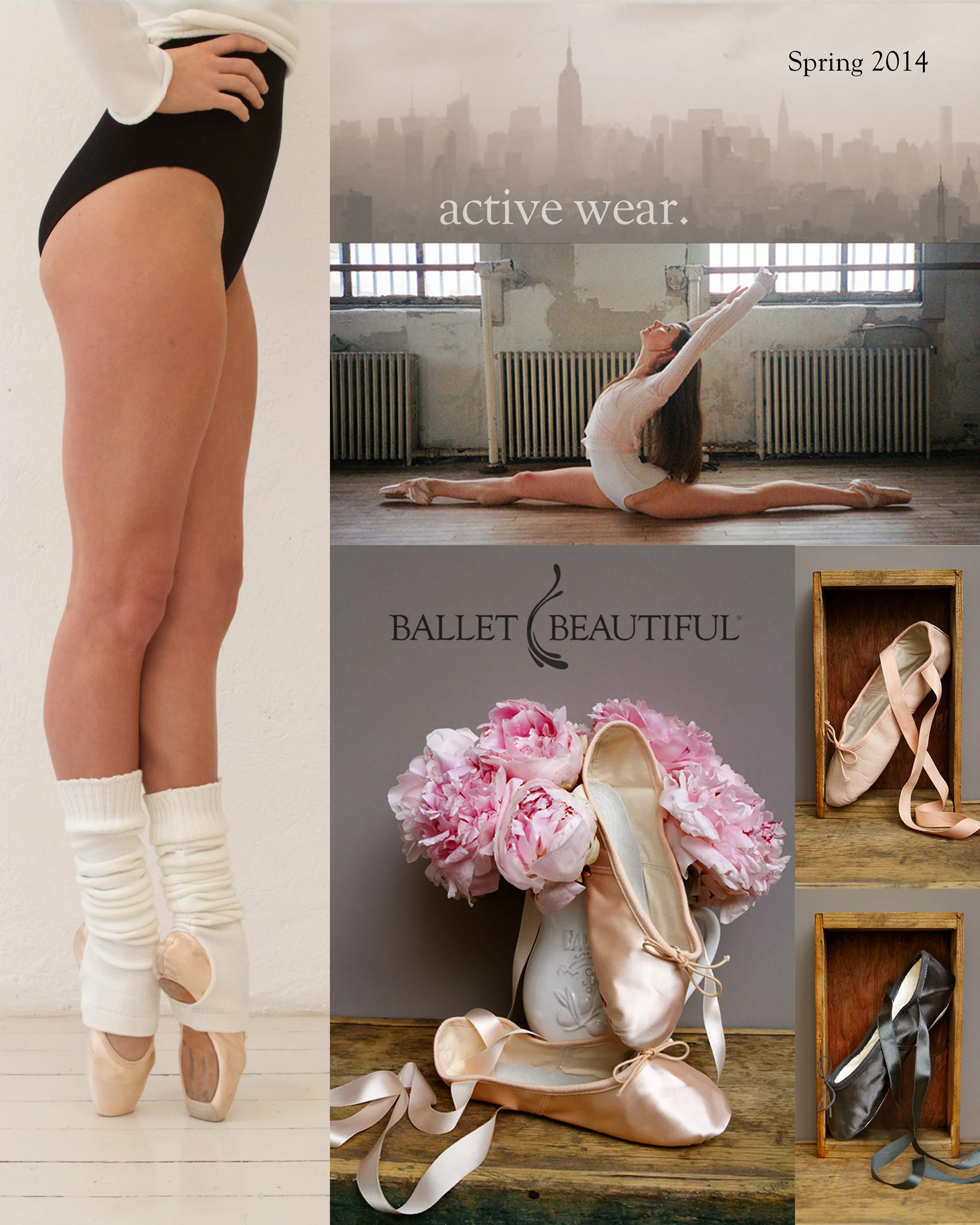 Ballet Beautiful Lookbook design