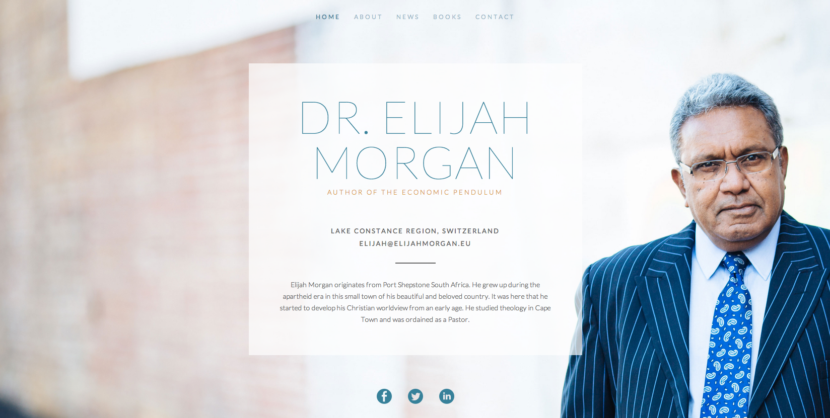 We are also excited to show you Elijah Morgan's new website designed by our creative team here at eGen.co! http://www.elijahmorgan.eu/
