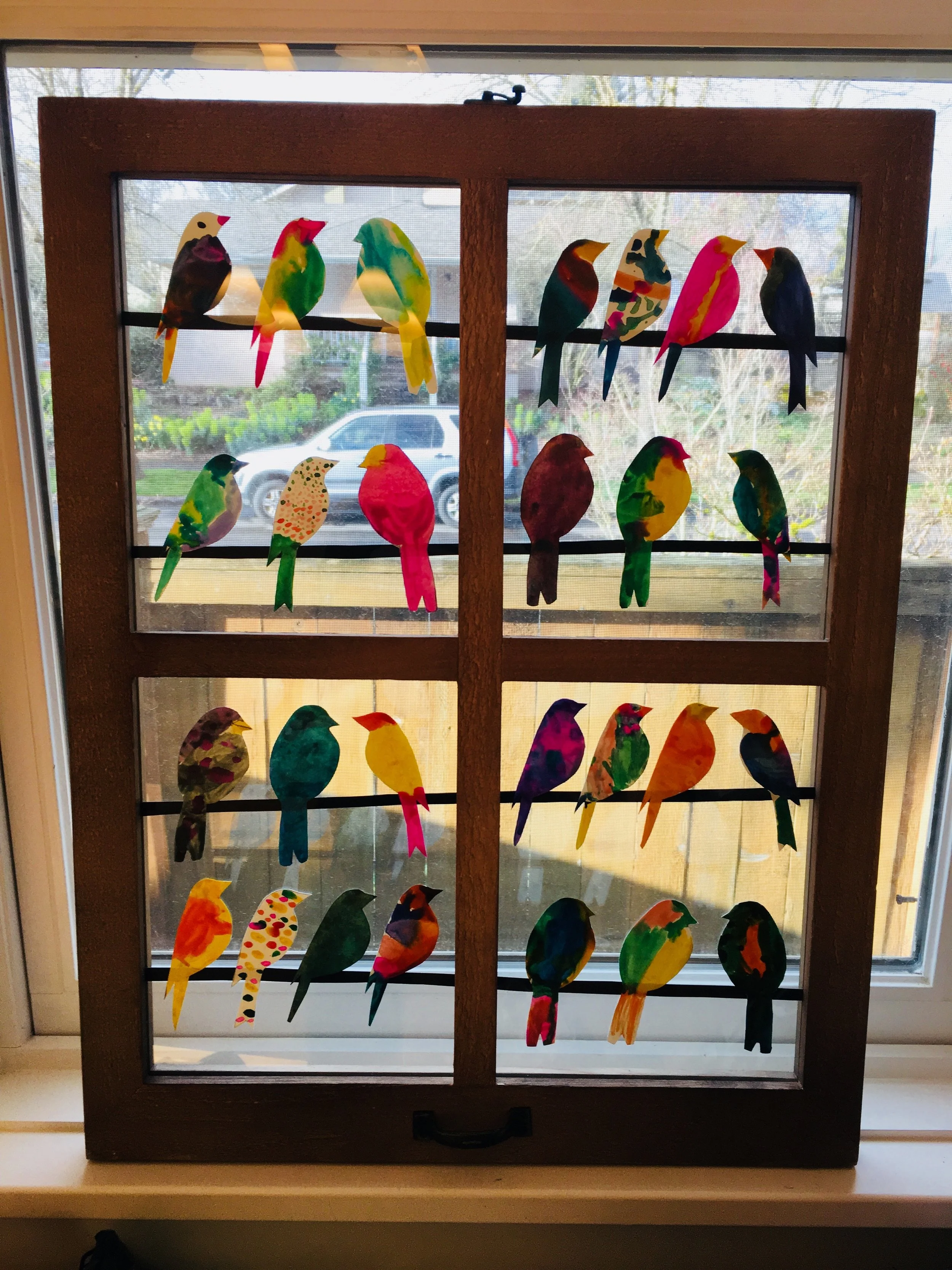 Ms. Aubrey's Kindergarten - Watercolor Birds