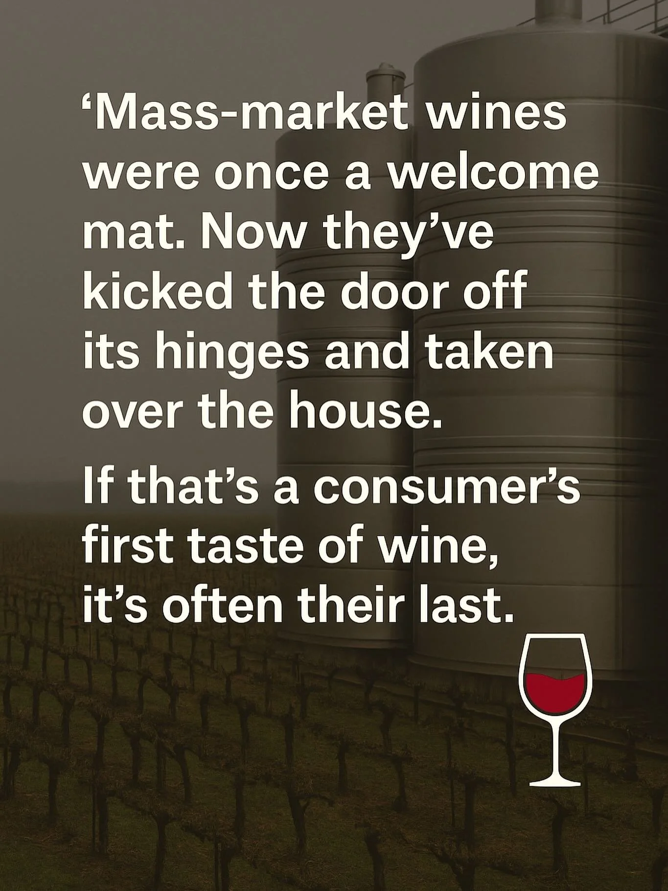 #drinkresponsibly #drinkclean #noglyphosate #noultraprocessedwine #nojunkfood