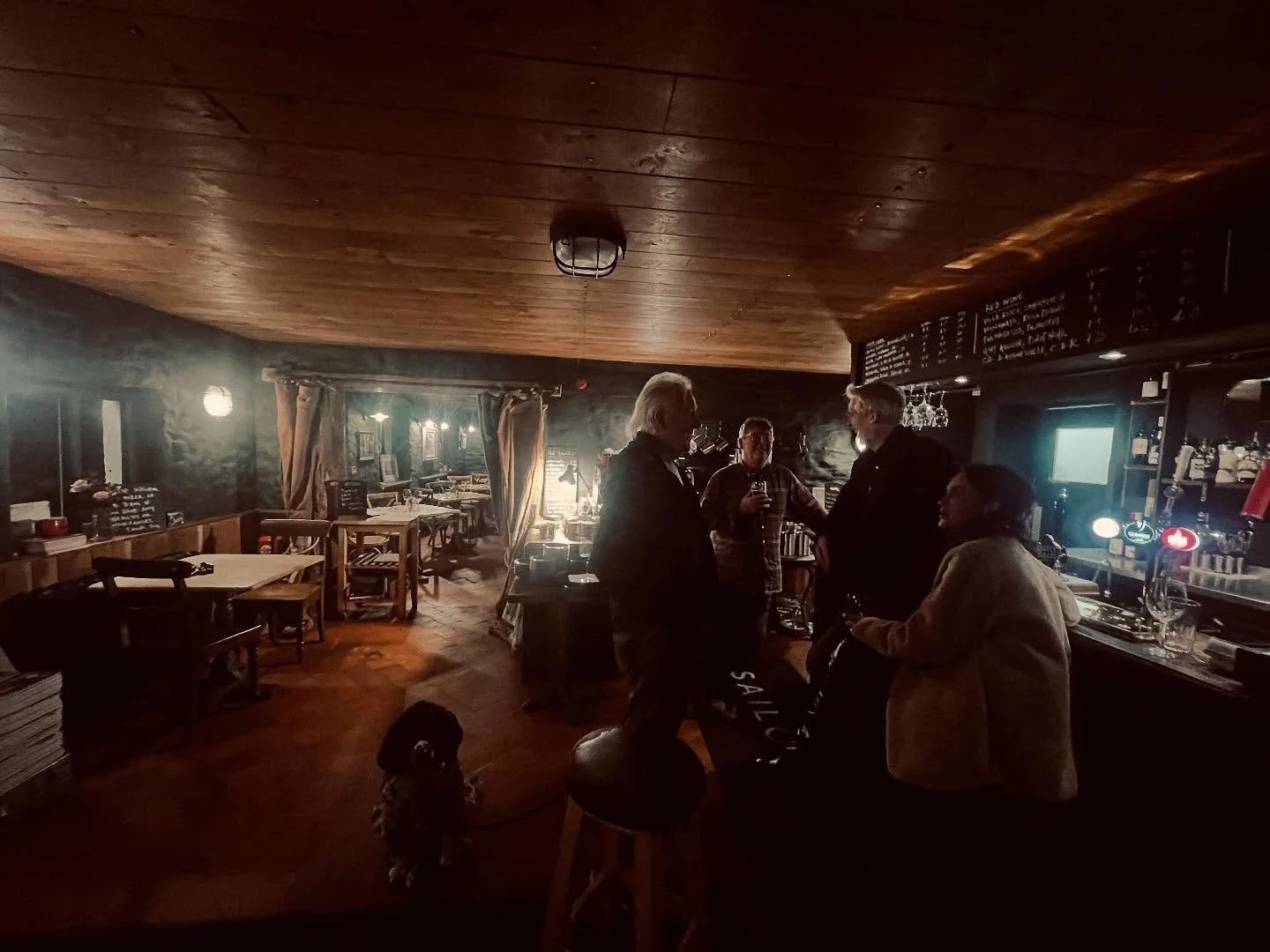 And more fun- @the.sailorssafety in this adorable village near Newport that I can&rsquo;t pronounce. Morning coffee with a view &hellip;