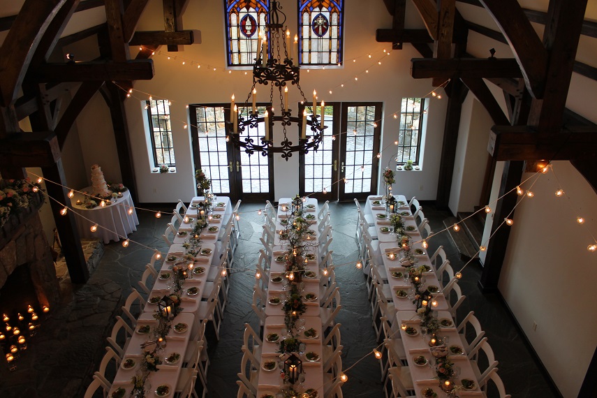 Cafe Lighting at Castle Ladyhawke