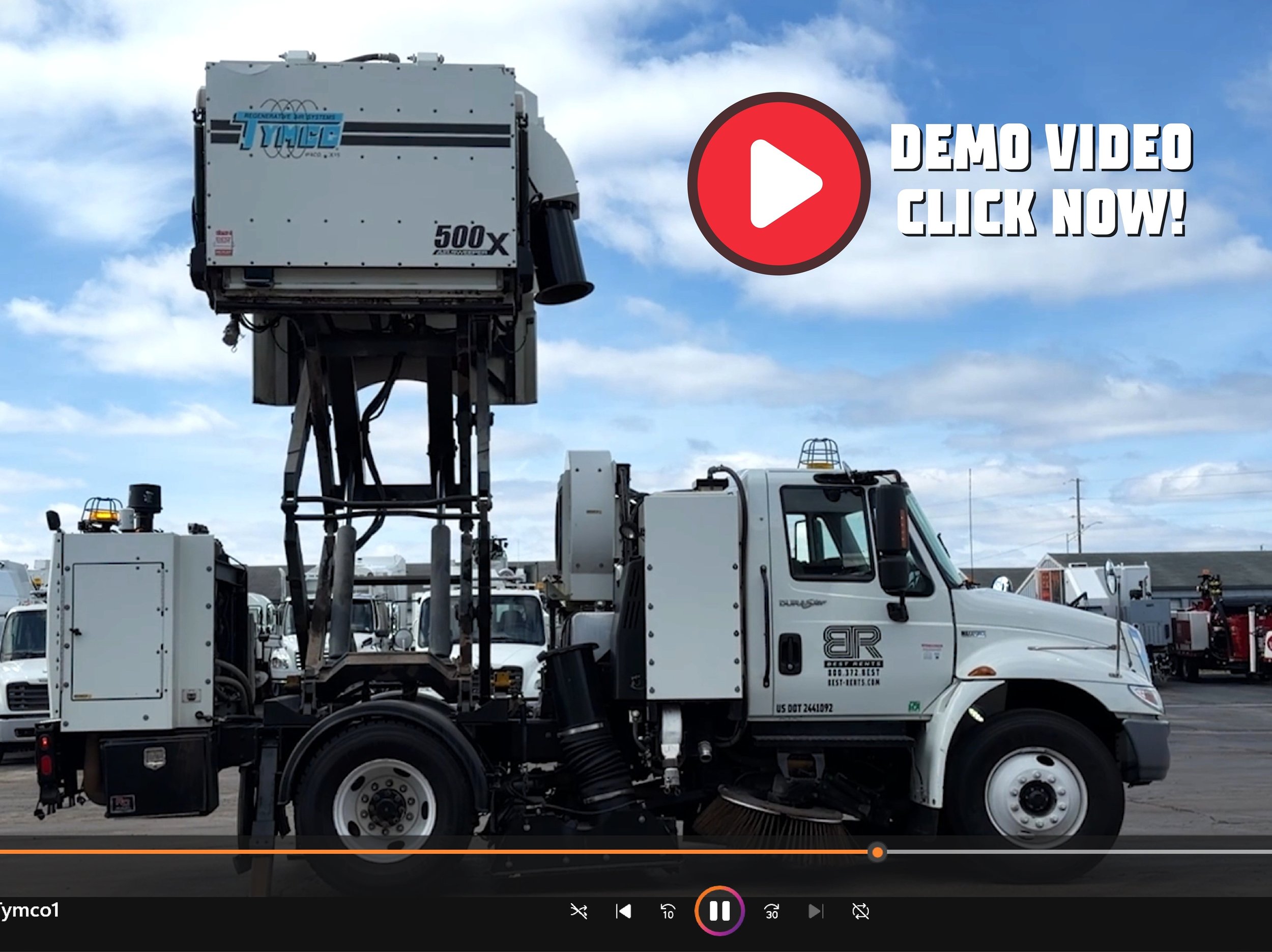 ID: 321193 I Tymco 500x on 2013 International DuraStar 4300