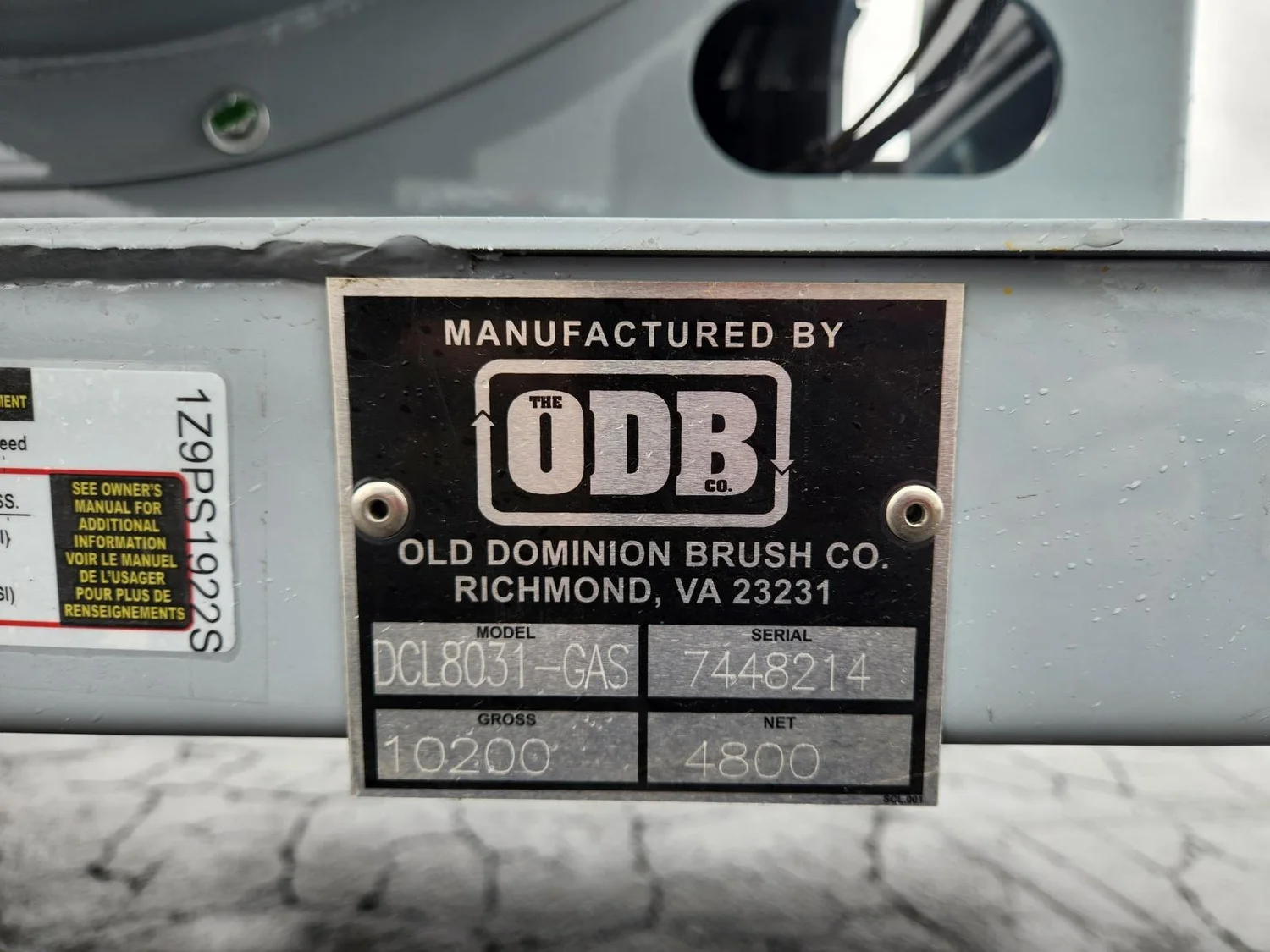 ID: 168722 I ODB DCL8031 (Gas) LEAF VAC TRAILER — Best Equipment