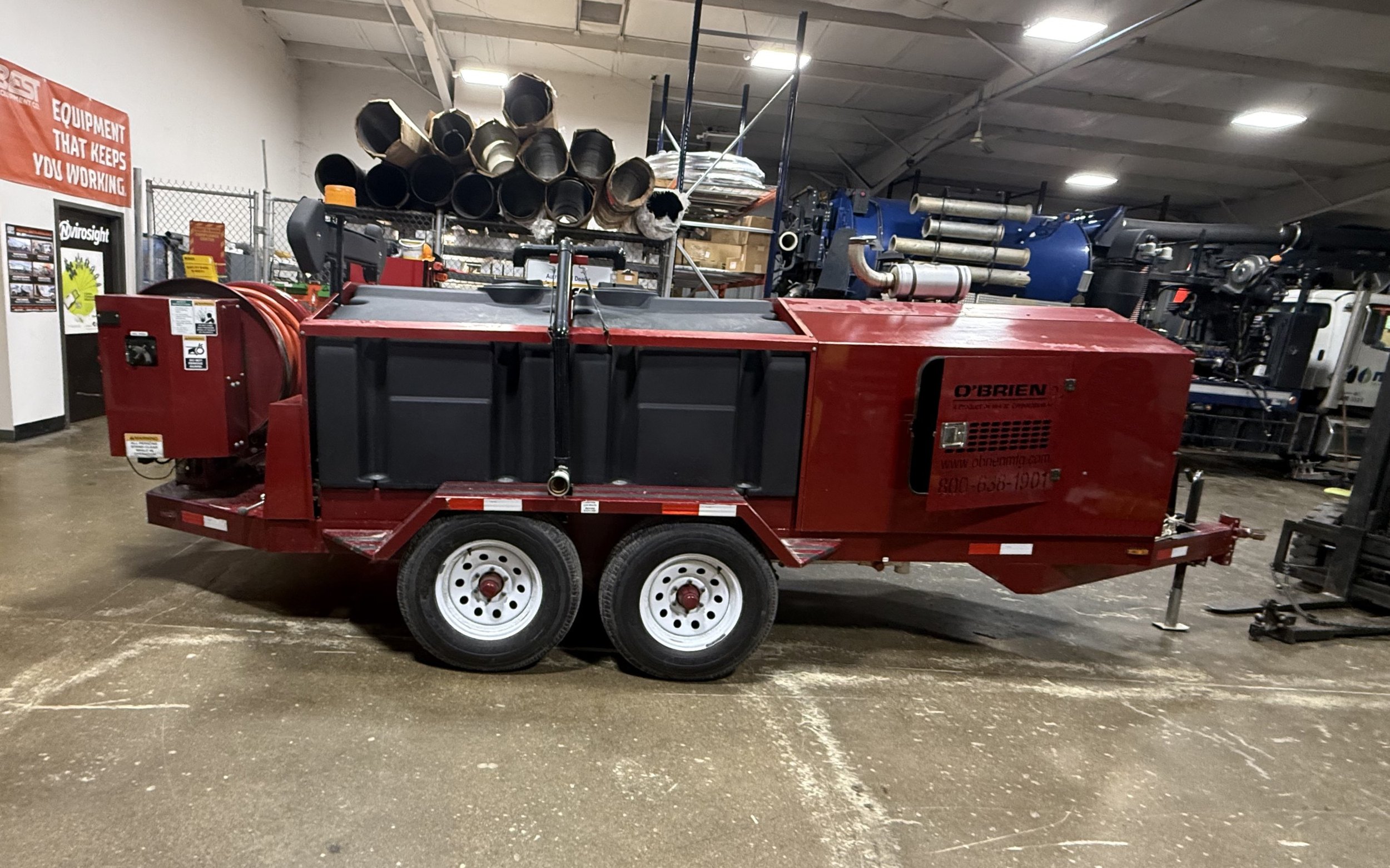 ID: 511536 I 2013 O'Brien 7040-SC Sewer Jetter Trailer
