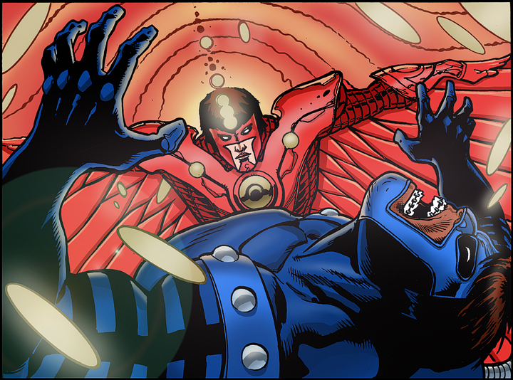 Line art: Doug Mahnke. Colors: Tom Nguyen