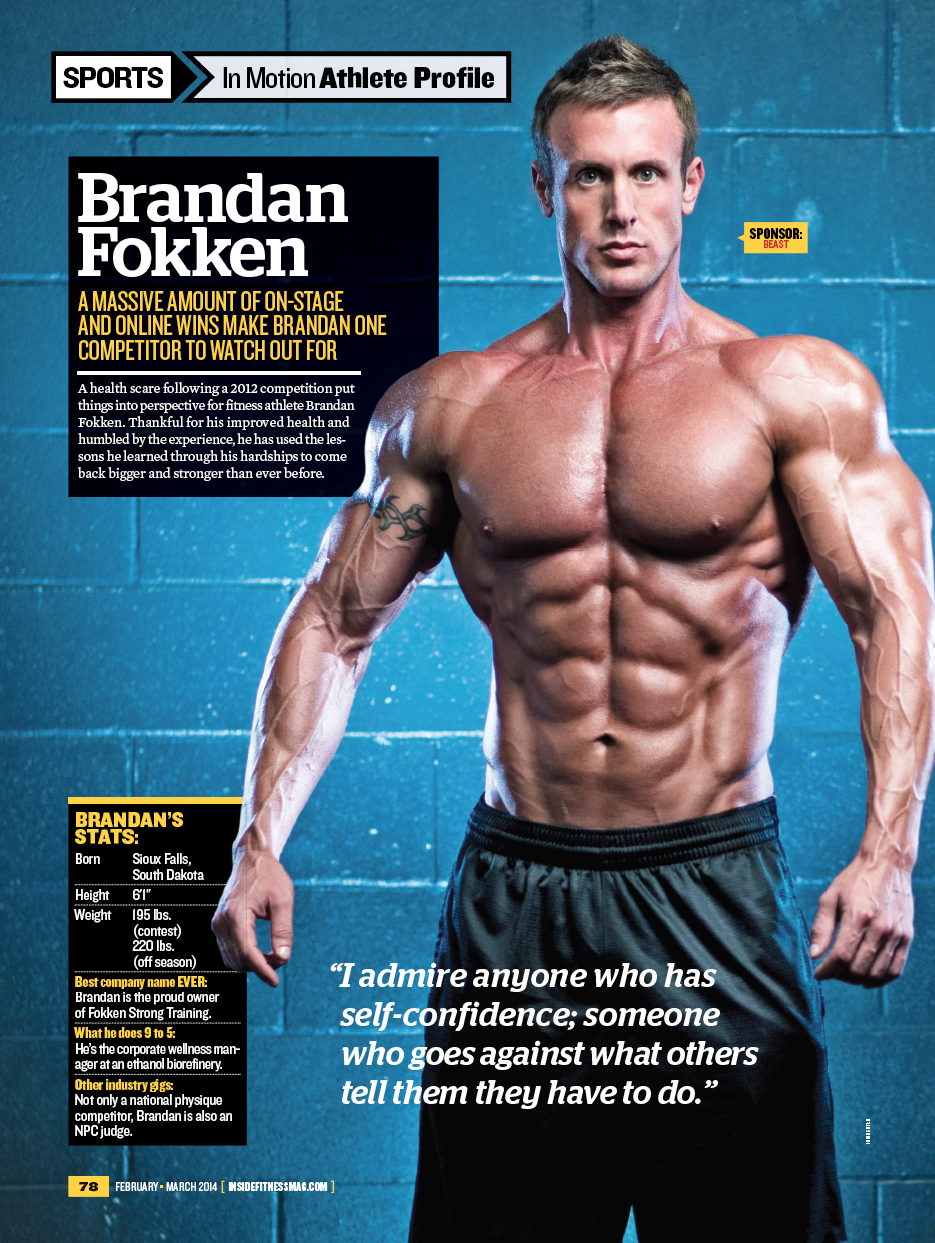 Physique Athlete Brandan Fokken Profile