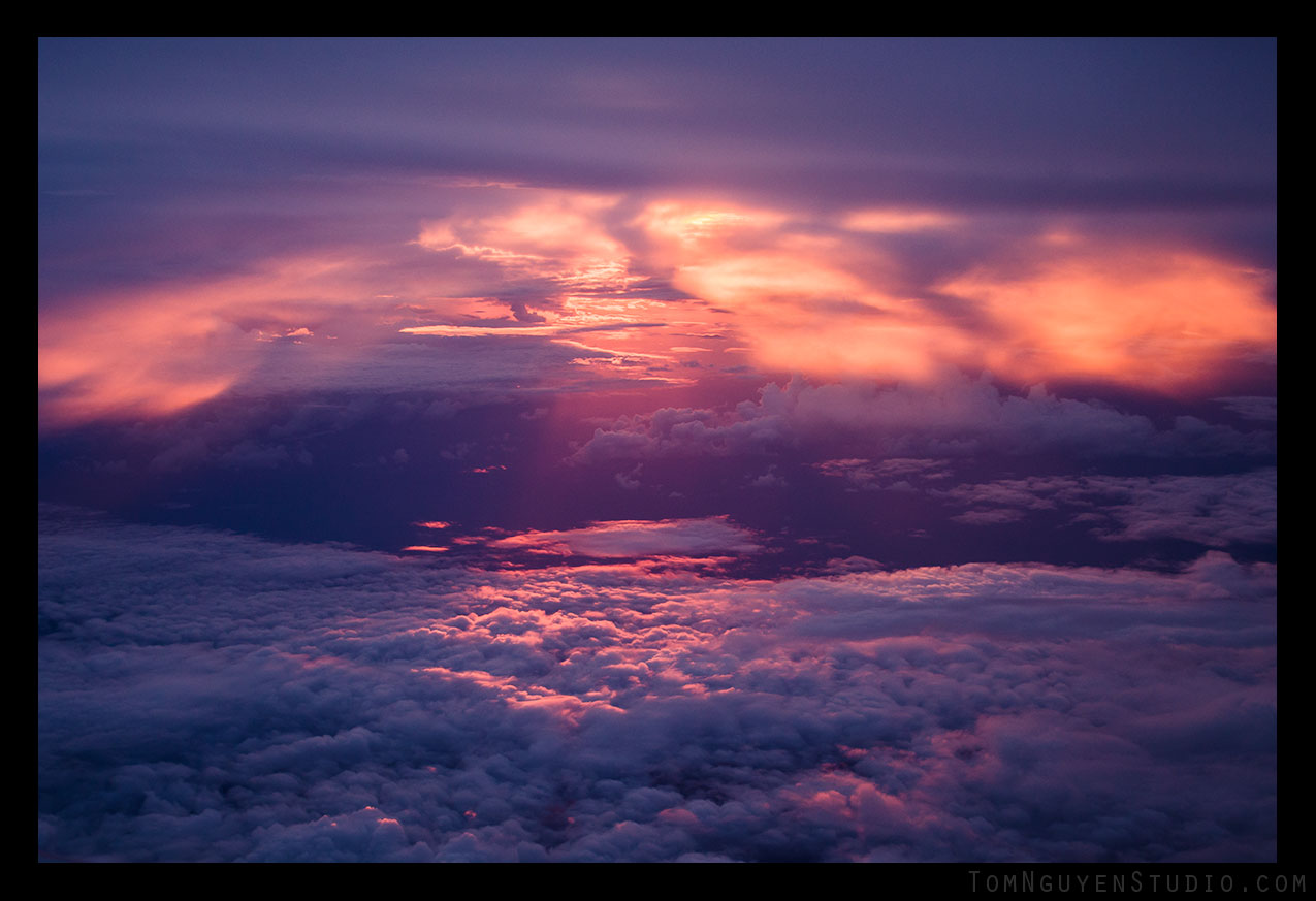 Possibly my favorite cloud shot I've ever taken. I love the warm, etherial feel and the way the golden light pattern. Olympus EM5 + Panasonic Lumix 12-35mm at f/2.8 and 1/400 second.