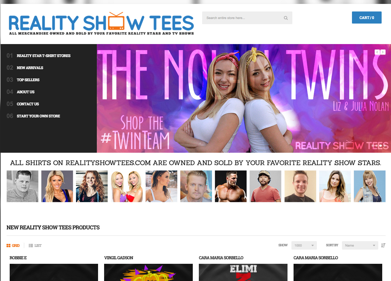 As a spinoff to the above, I had the opportunity to work with several reality TV stars to design their own t-shirts for RealityShowTees.com . This is an ongoing project and I will blog more about it very soon....! ;) 