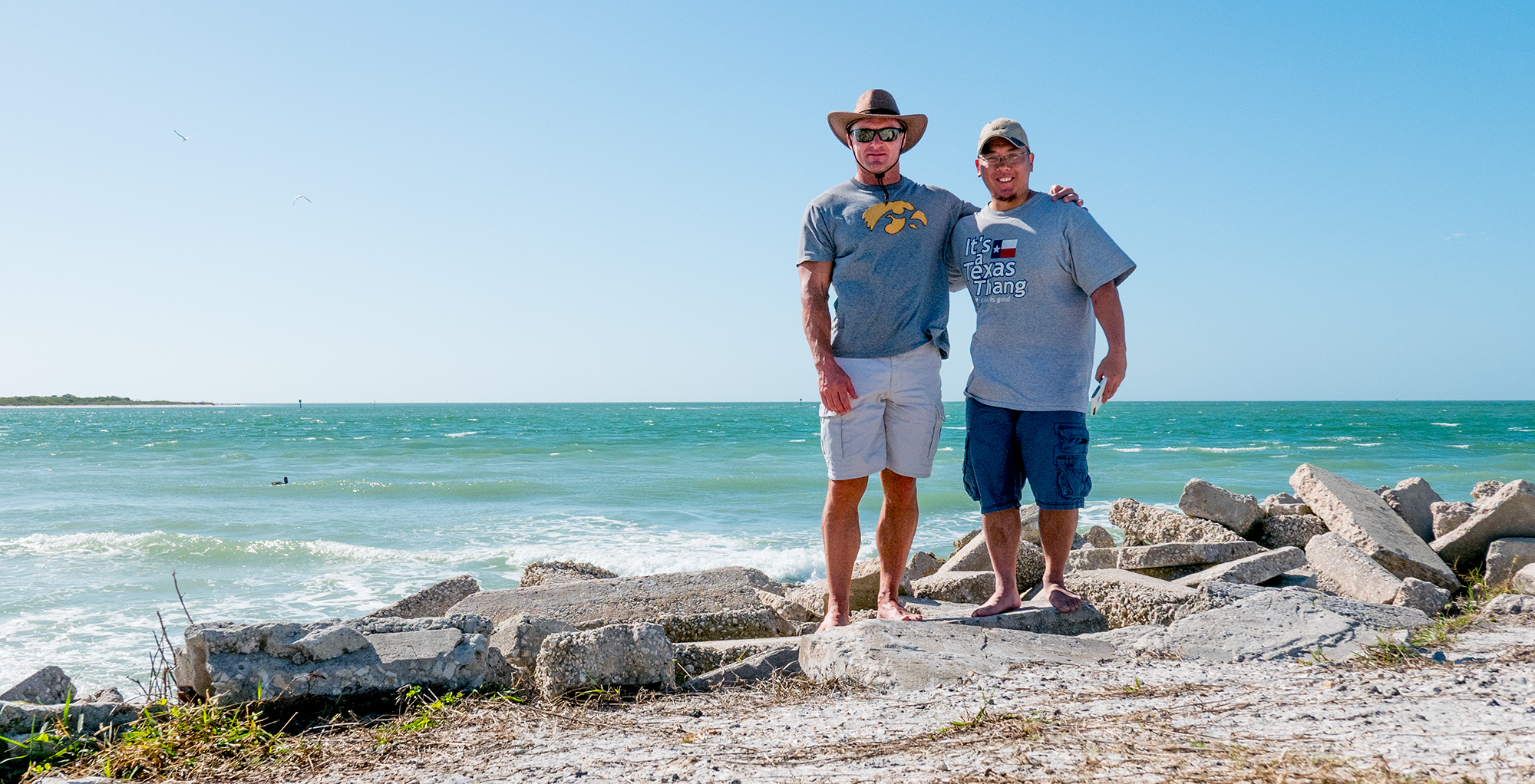 LX100: f/5.6, 1/4000 second, ISO 200. I used the Panasonic Remote Image app on my iPhone (as you can see in my left hand) to take this picture with Scott. Lighting was rough and very high contrast; shooting RAW and bumping up the shadows in Adobe Camera Raw does wonders.