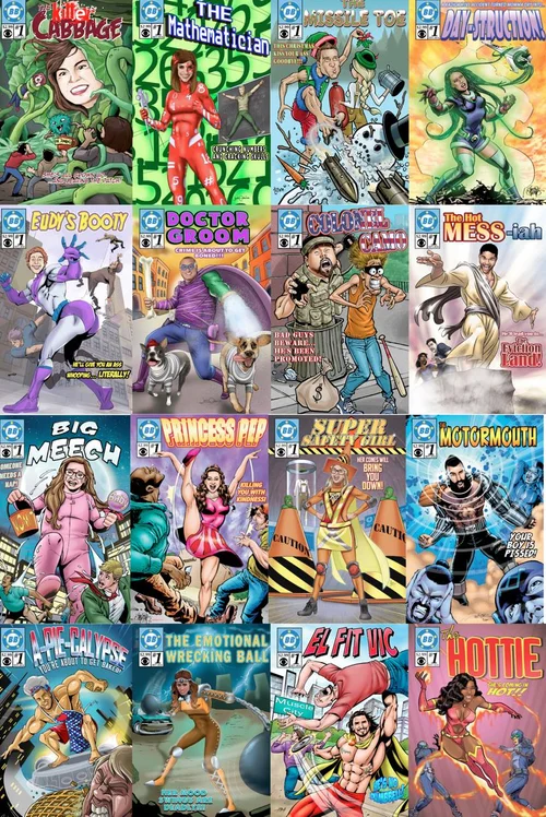 BB Comics (CBS's Big Brother 18) Artwork — Tom Nguyen Studio