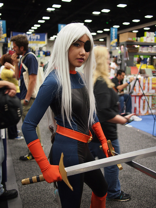 Here is Rose in costume the first weekend I met her at SDCC 2012
