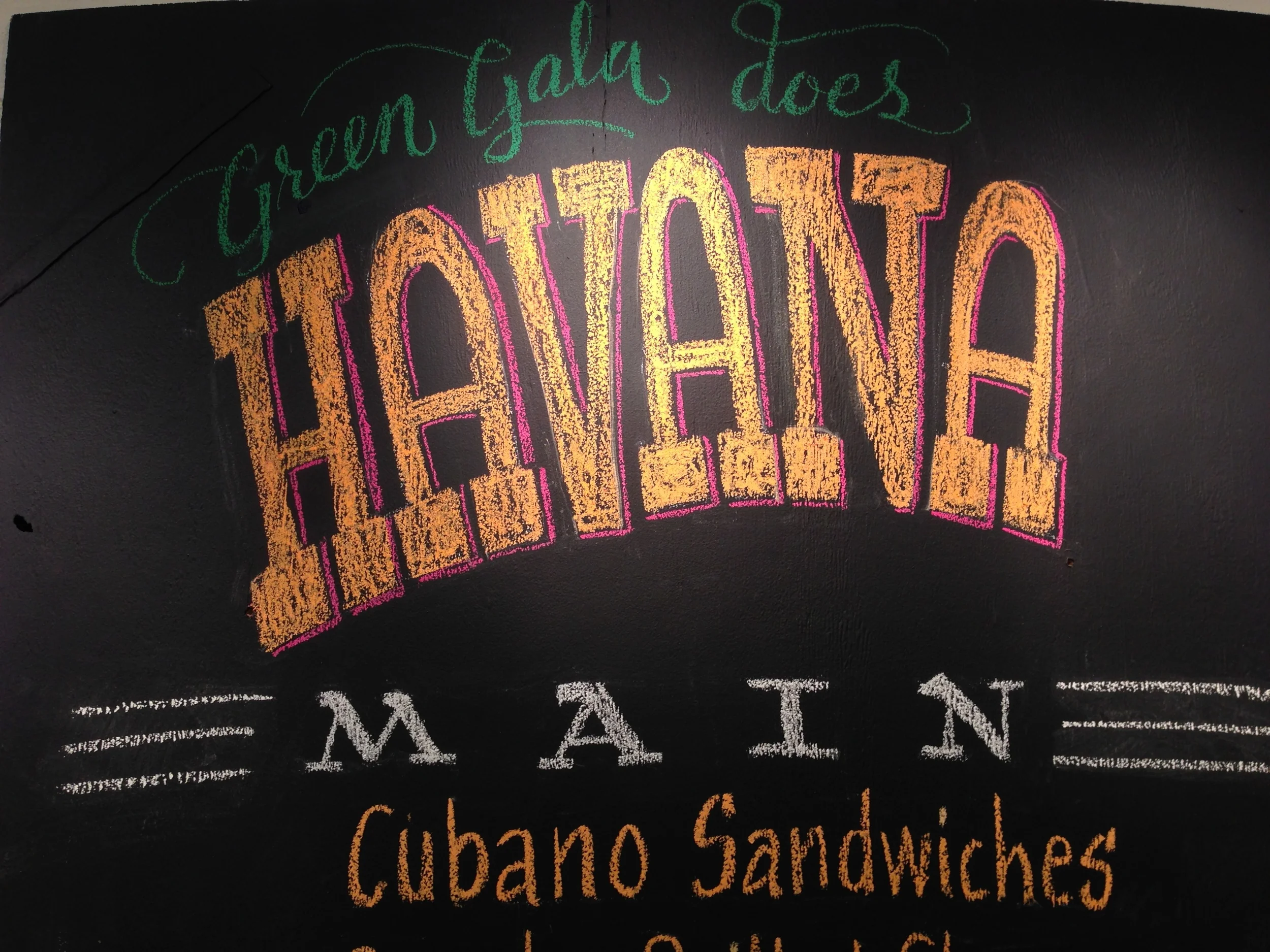 Contrasting type styles are reined in by keeping sizes similar.