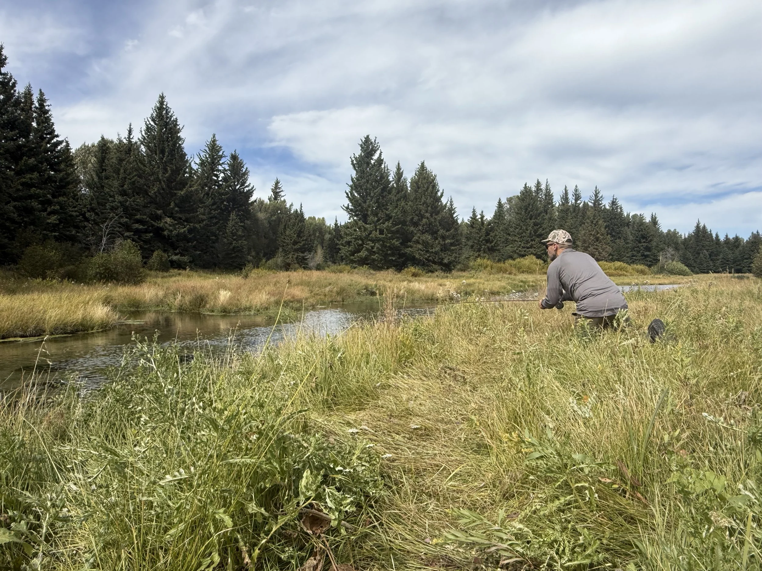 Fred Stivers on a favorite spring creek.
