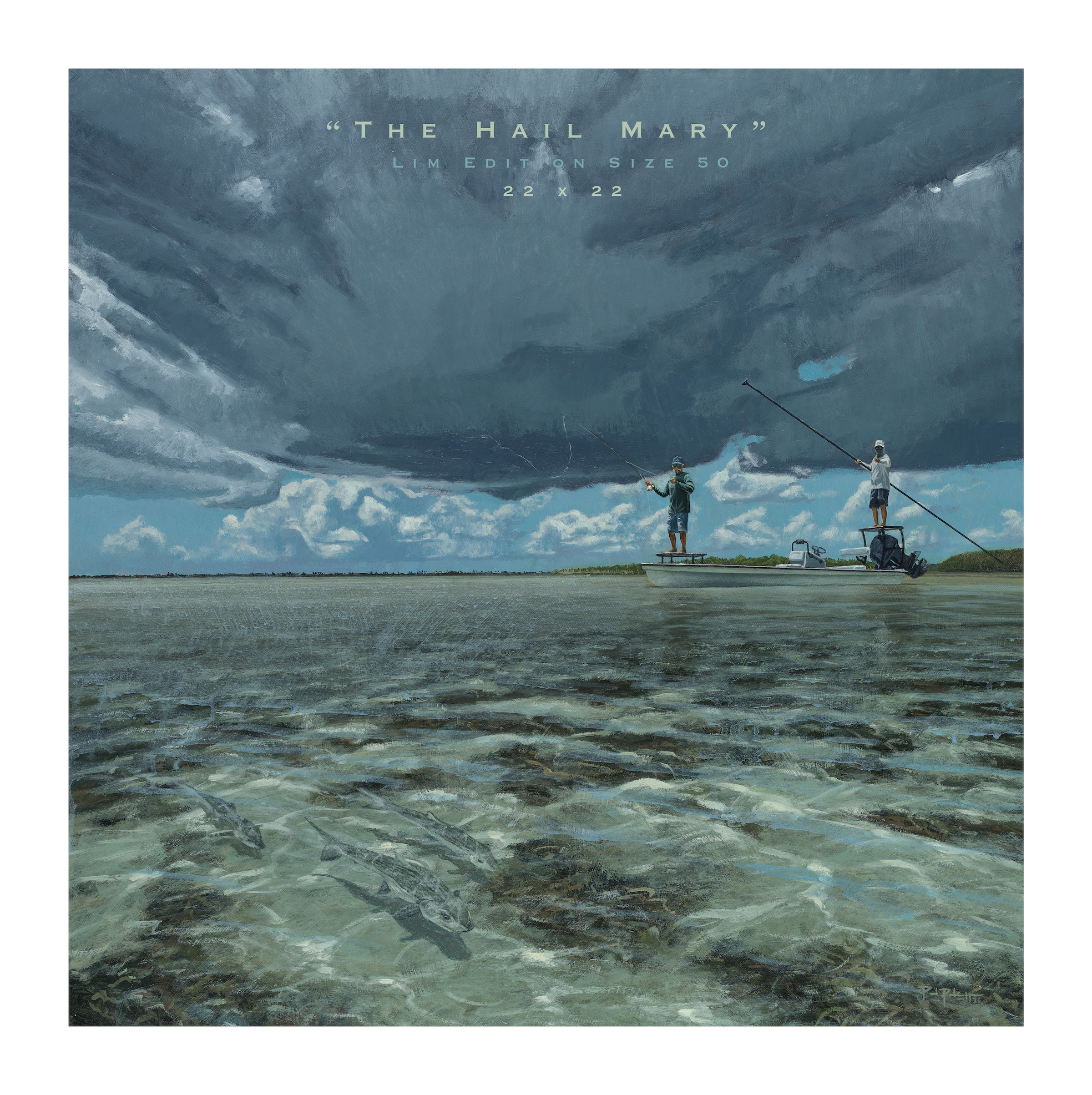 The Hail Mary - 22 × 22 - Limited Edition of 50